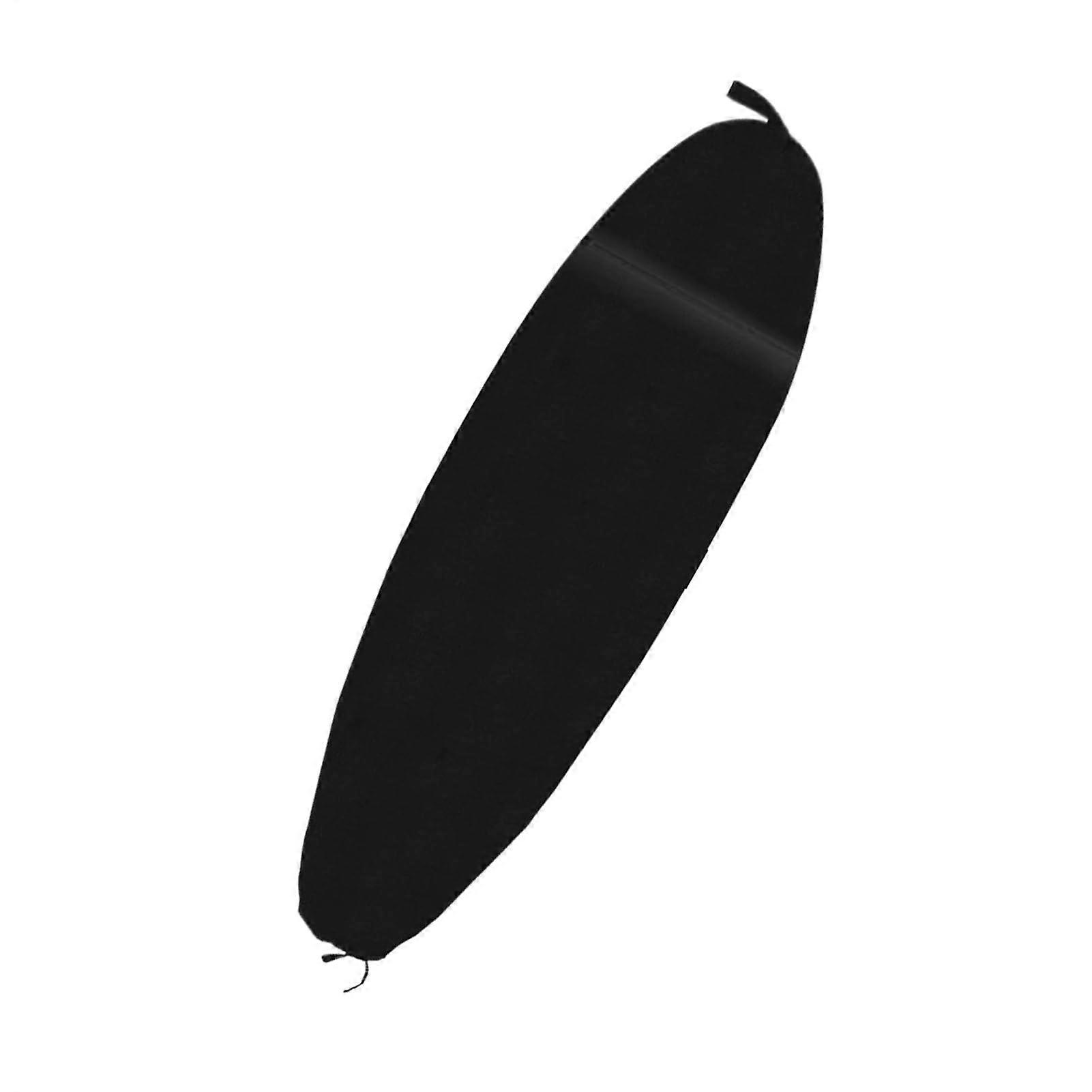 Surfboard Bag Shortboard Pouch Drawstring Sock Cover Sun Damage Prevention Durable Storage Sleeve Black
