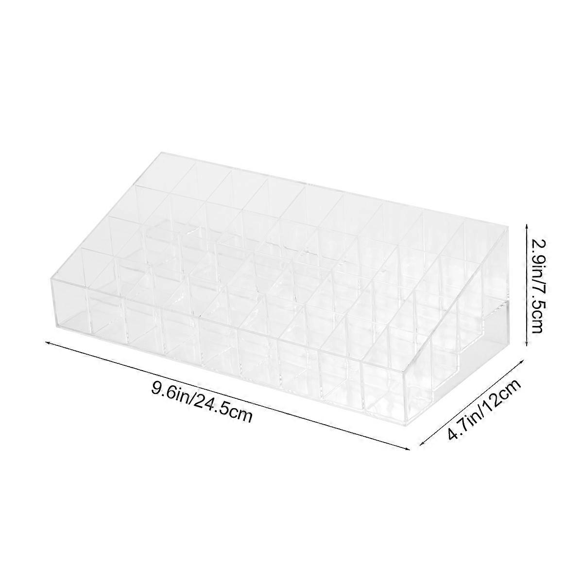 Lipstick Display Stand Clear Acrylic Organizer for -Slot Holder