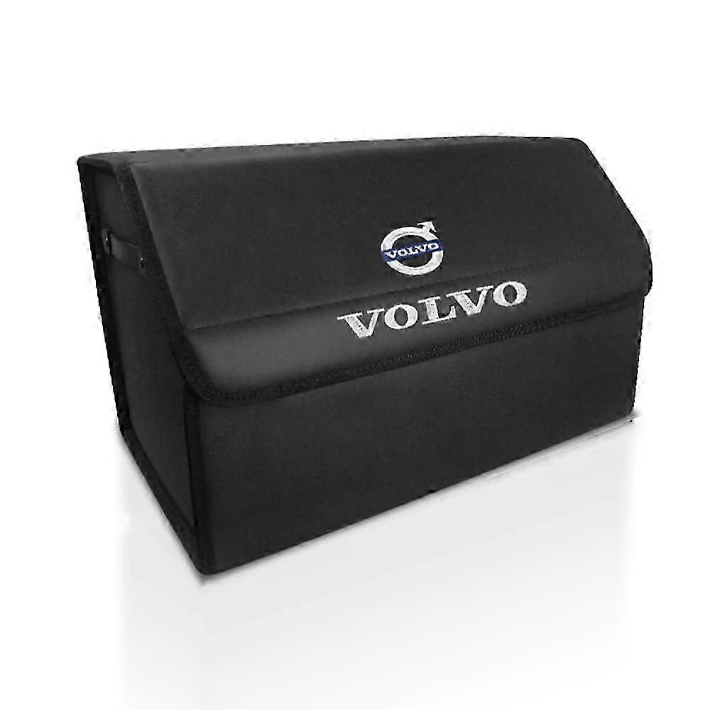 Leather Trunk Organizer for Volvo S40/S60/S80/V70/V50/C30/V40/V60/V90/XC40/XC60/XC90/XC70 Foldable Waterproof Multi-functional