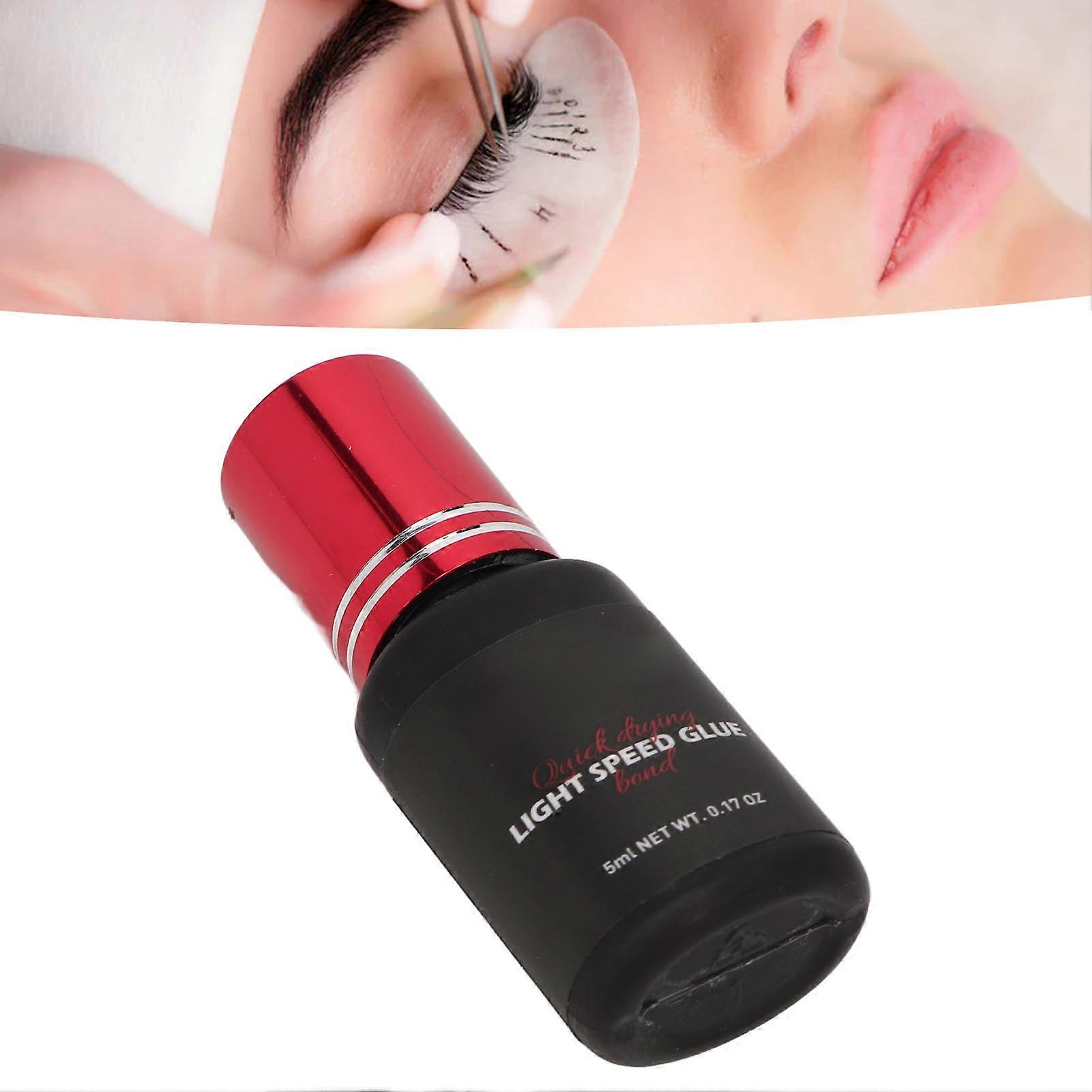 Eyelash Extension Glue 5ml Fast Dry Strong Hold with Ring Holder