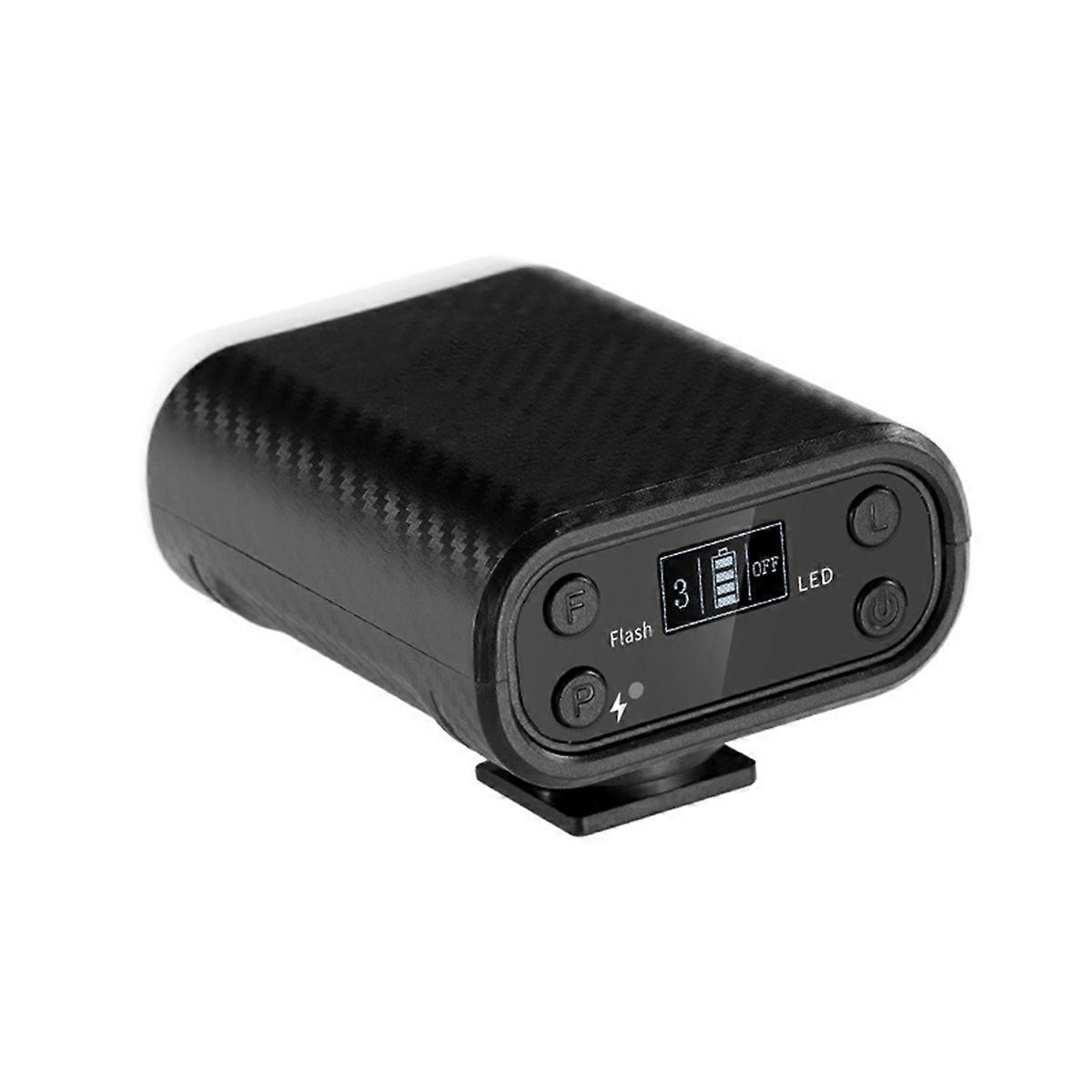 Basics Camera Mini Flash 5600K Fill Light with LCD Display for DSLR Cameras Flashlight