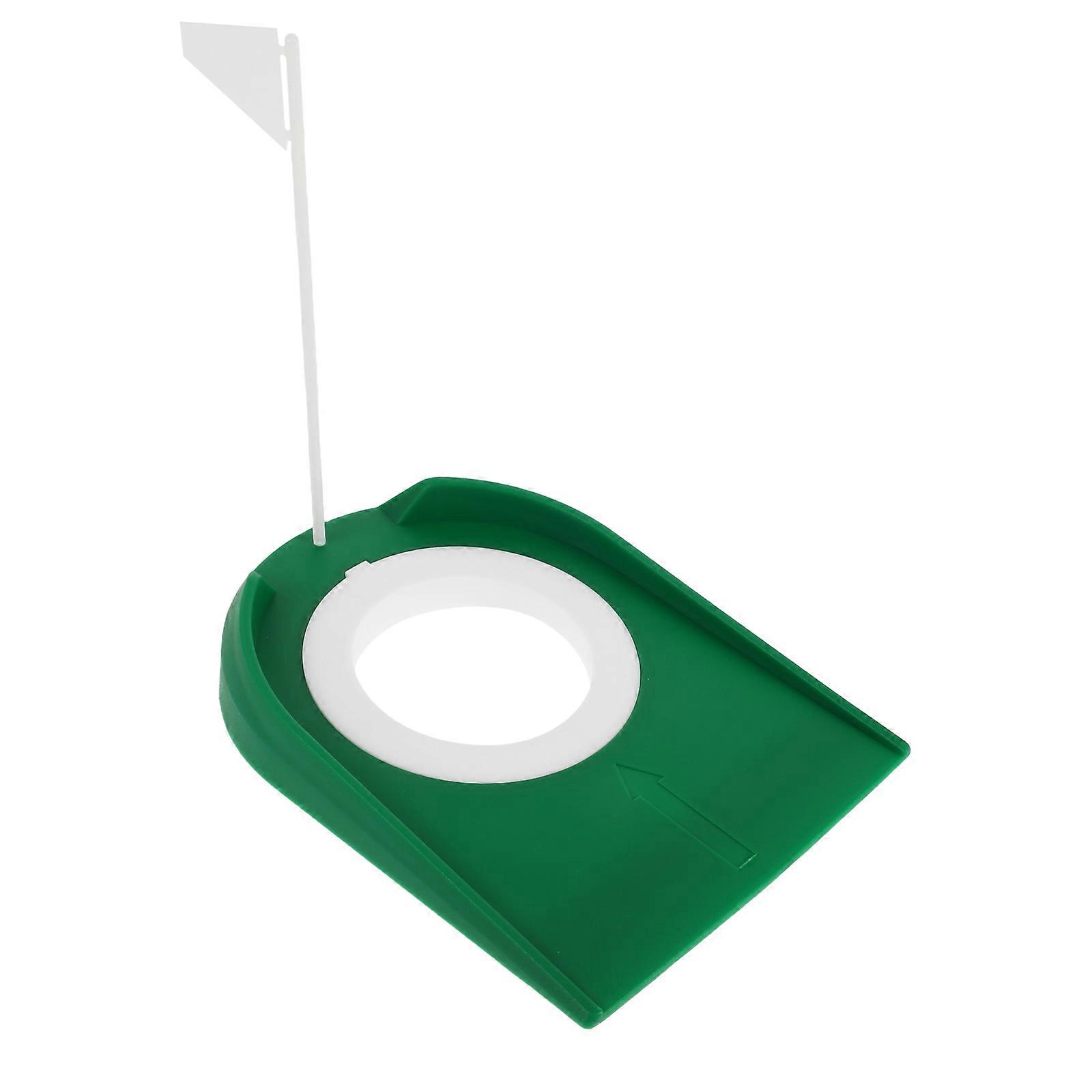Golf Putting Cup Green with Flag for Disc Golf Practice