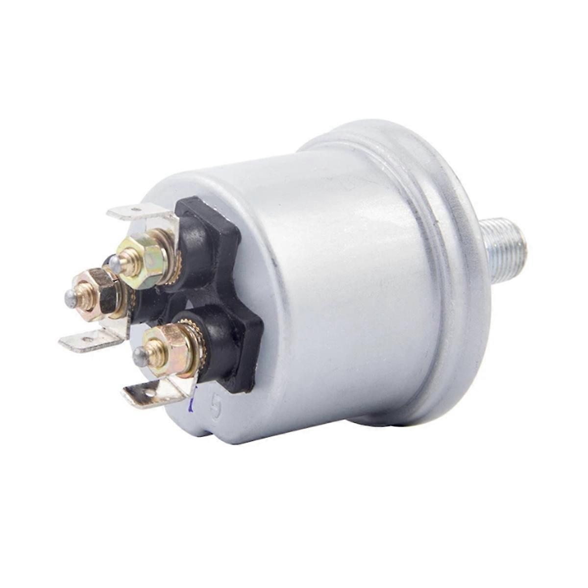 Three Head Oil Pressure Sensor 1/8NPT 0 to 10 Bars Generator Part Stainless Crew Pressure Sensor Plug 10mm