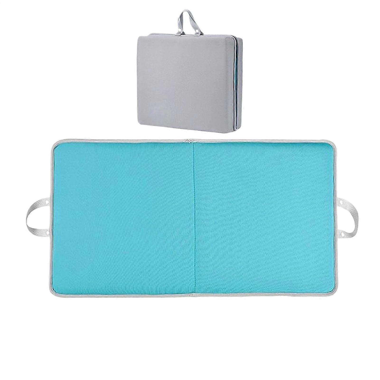 Kneeling Pad With Handles NonSlip Knee Cushion 23.6 x 13.3 x 2.2 Inch Blue