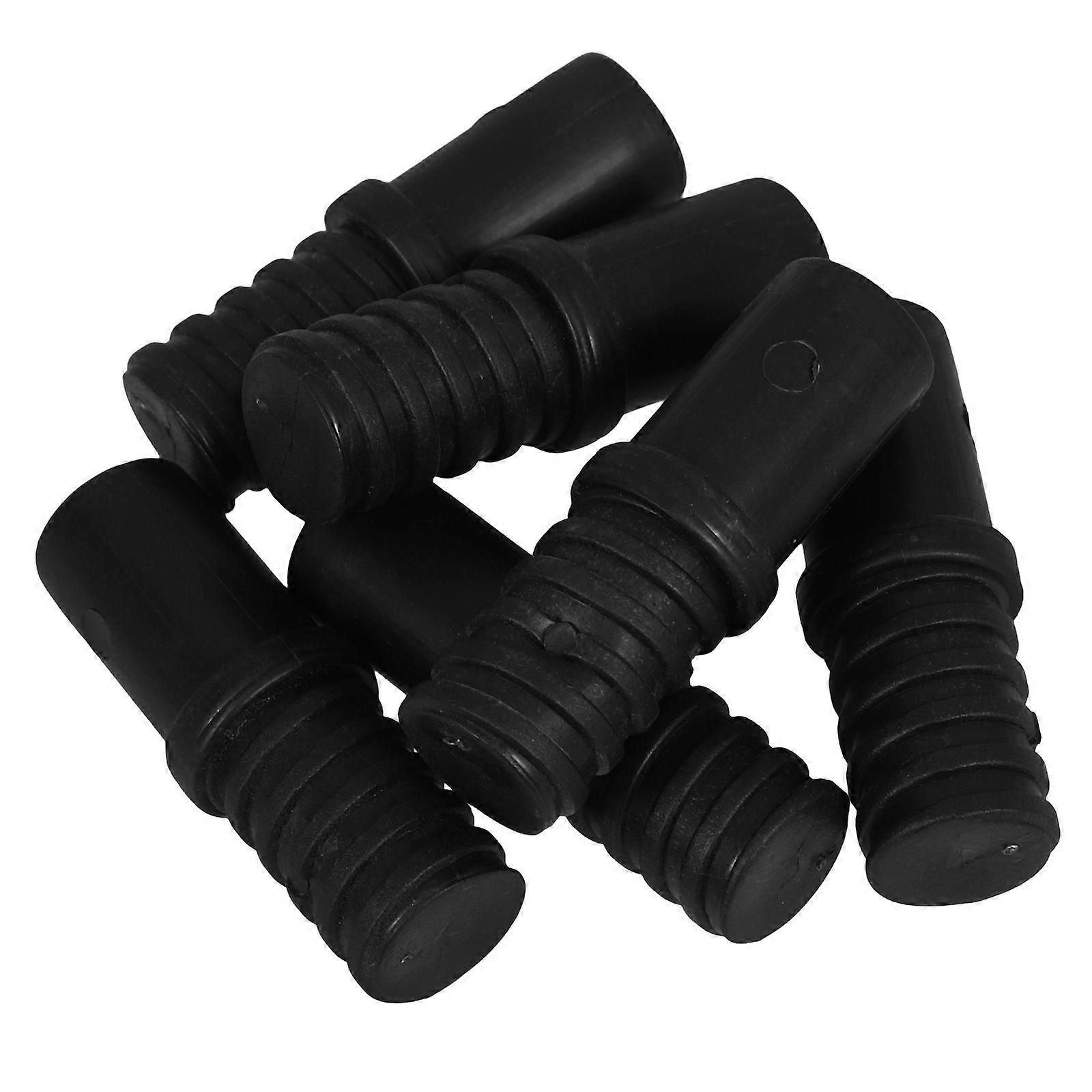 6pcs Adjustable Metal Pole Threaded End For Broom Mop And Squeegee Linkage Rod Set For Cleaning Tools Replacement