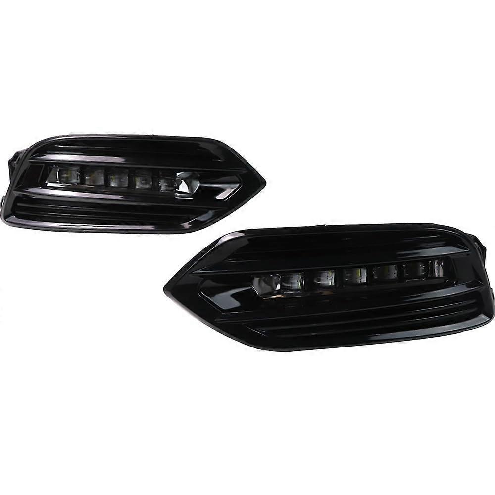 Car LED Daytime Running Light For Honda HRV HR-V Vezel 2019-2020 2 Pieces DRL Fog Lamp Turn Signal