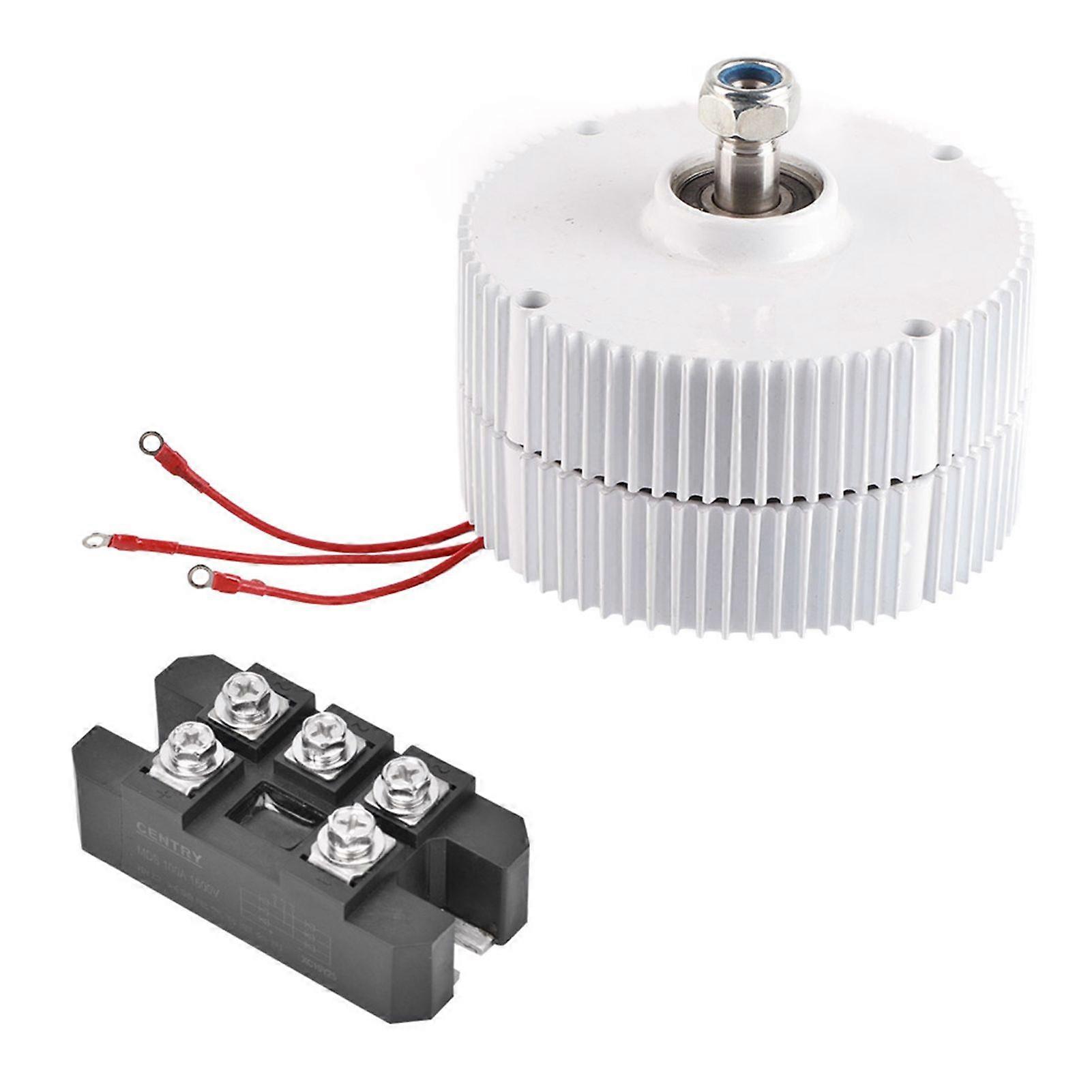 24V 400W Wind Turbine Permanent Magnet Generator 3 Phase Synchronous Alternator NE400(Generator Rectifier )