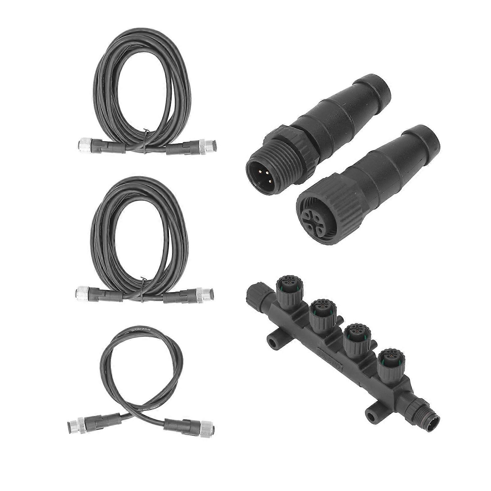 Marine NMEA 2000 Starter Kit, Cable Connector, Combination Termination, Rustproof ABS, Universal