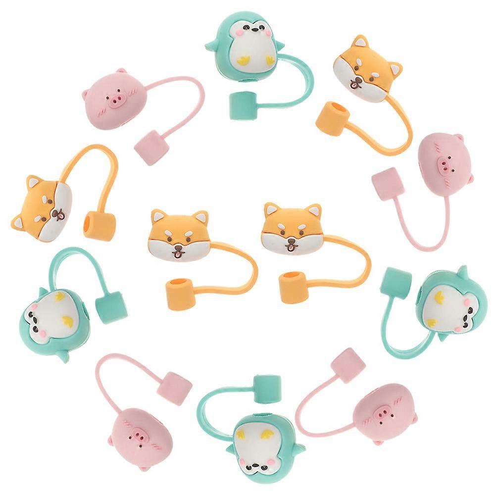 60Pcs Silicone Straw Covers Cap for Straw Tip Protection Assorted Color