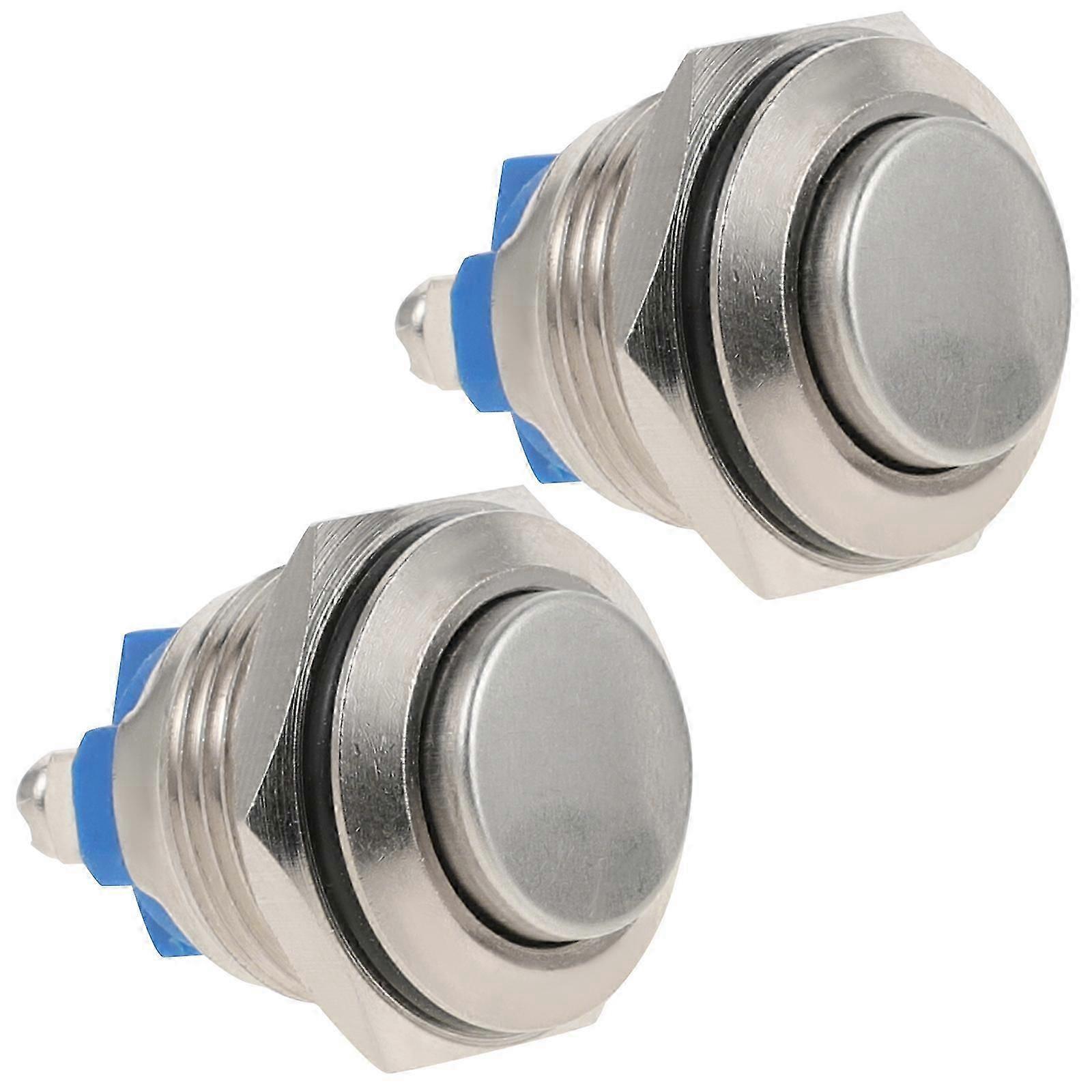 Pair of Lighted Doorbell Buttons for Easy Installation and Clear Visibility in UK Homes