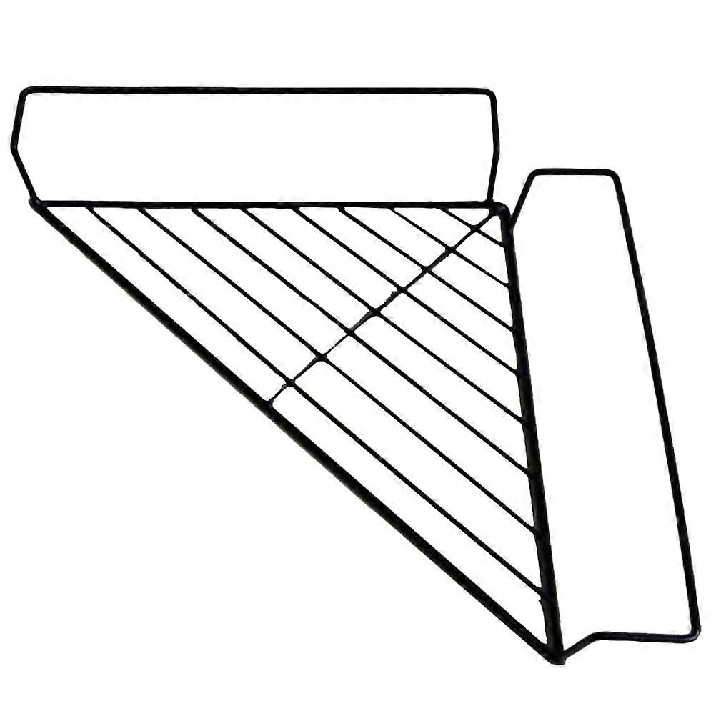 Triangular Storage Rack for Home 2Pcs Iron Art Flowerpot Holder Black