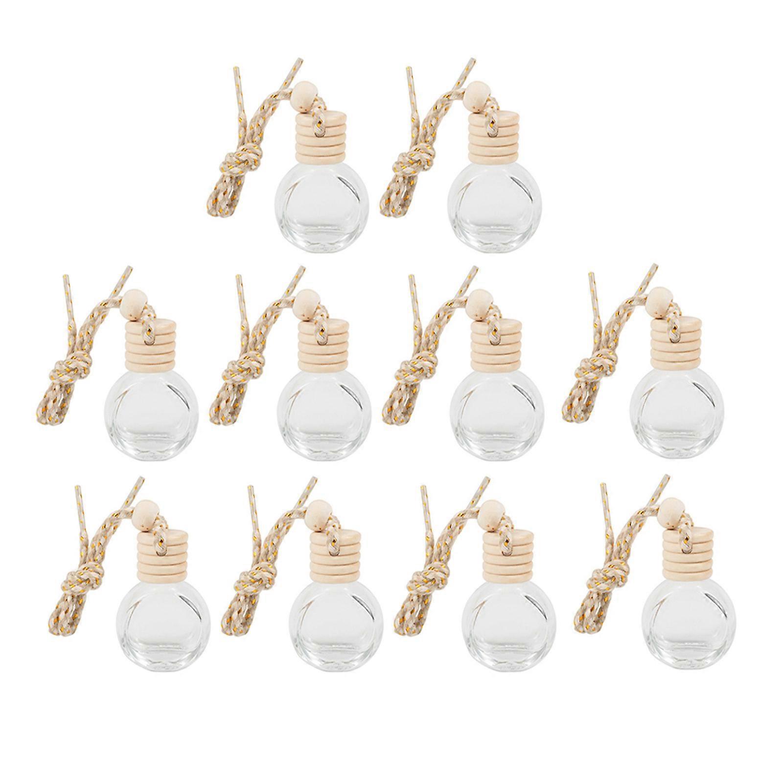 Car Air Freshener Bottles Glass Diffusers for Hanging 30Pcs