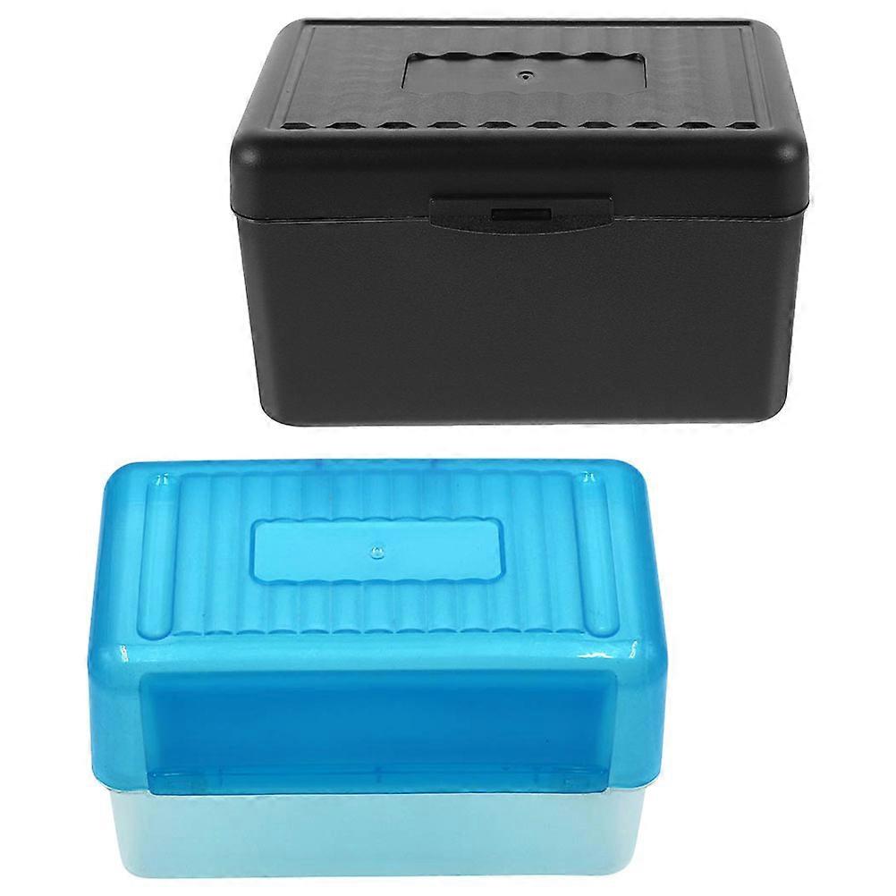 Convenient Cards Holder 2Pcs Card Storage For Adults Desktop Use PP Material