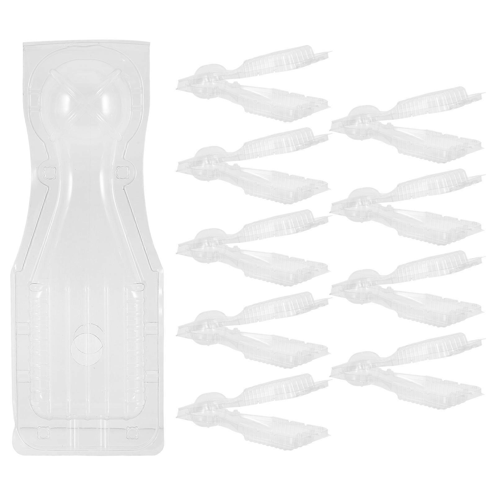 Plastic Transport Box with Clamshell Design for Live Plant Carrier 20Pcs