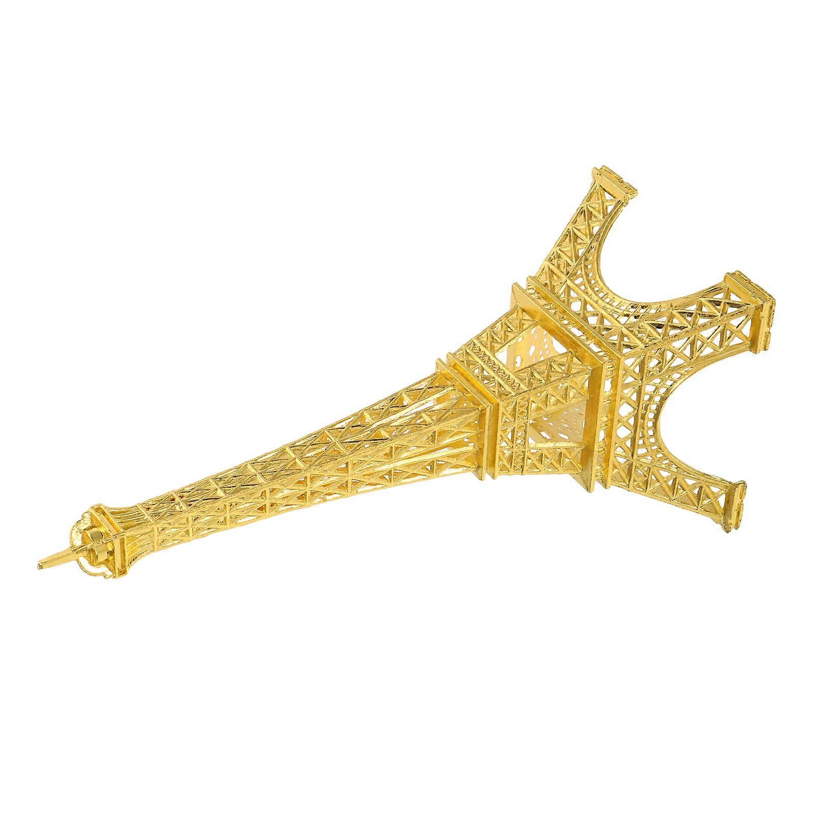 Retro Eiffel Tower Ornament Ideal For Home Display And Photography 5.89X2.36X2.36In Simple Artistic Style 2Pcs