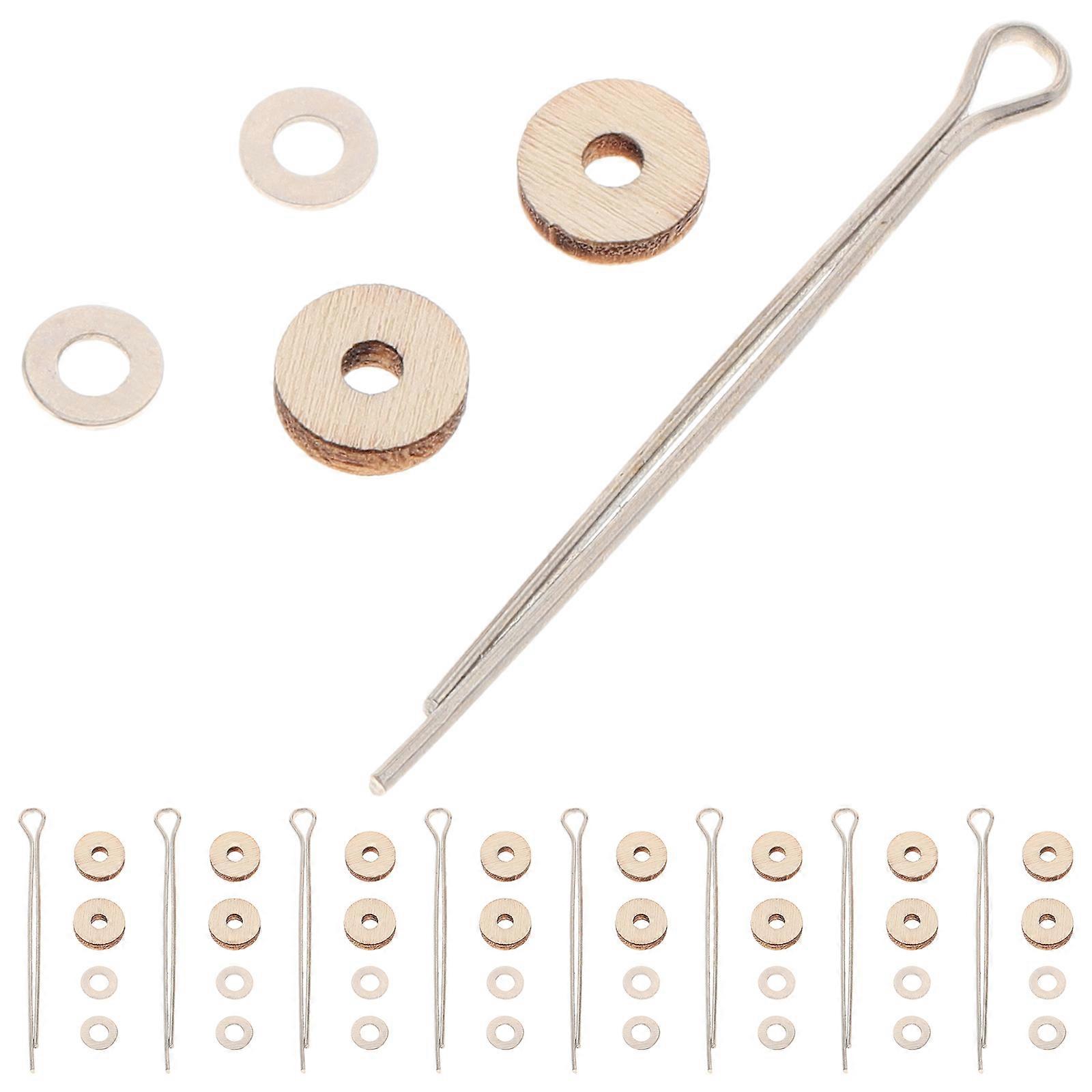 Bear Toy Joints Kit with Rotatable Skeleton for DIY Doll Making 50Sets