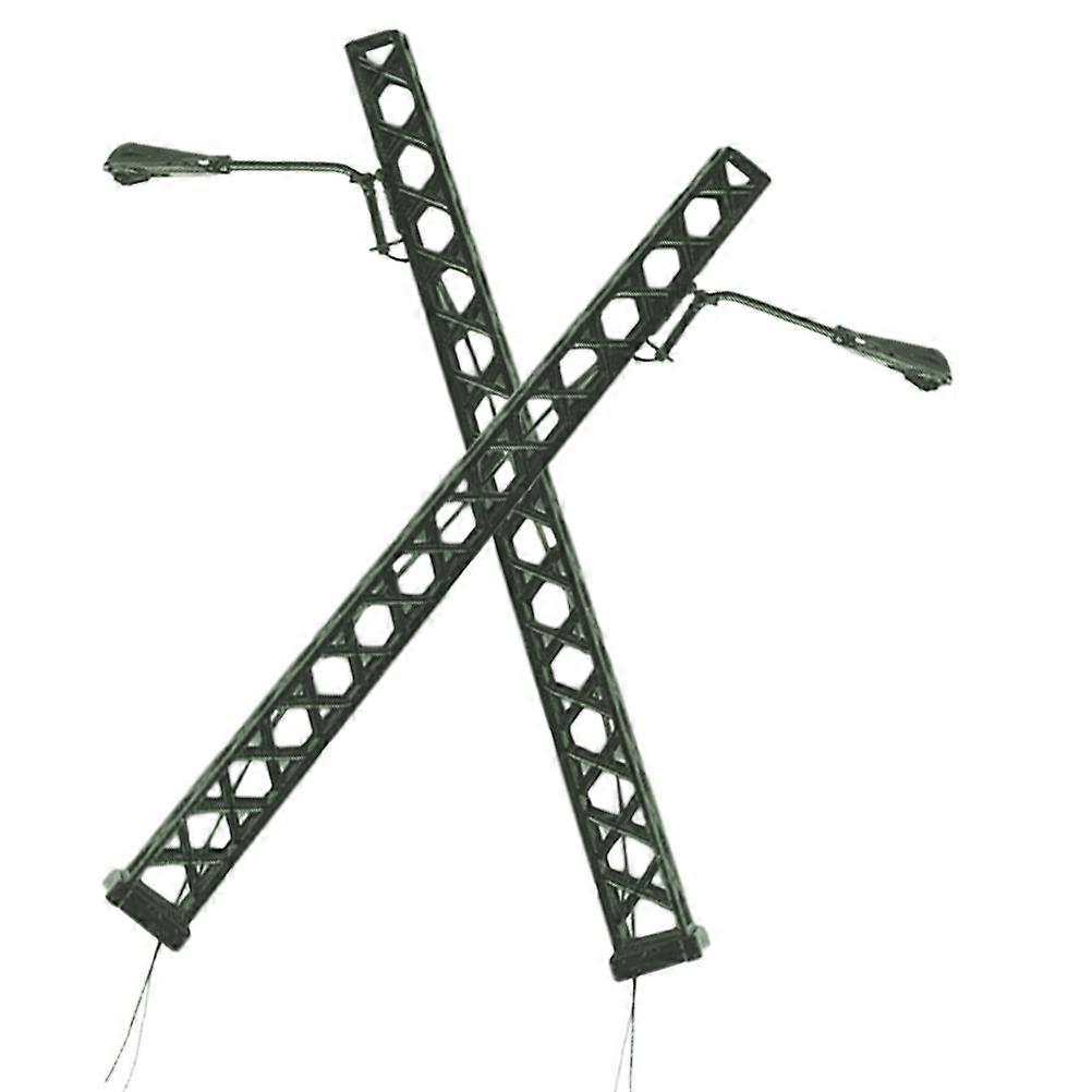 Simulation Mini Street Lamp Model For Model Layout In Teens 3V/12V Voltage Green 2Pcs