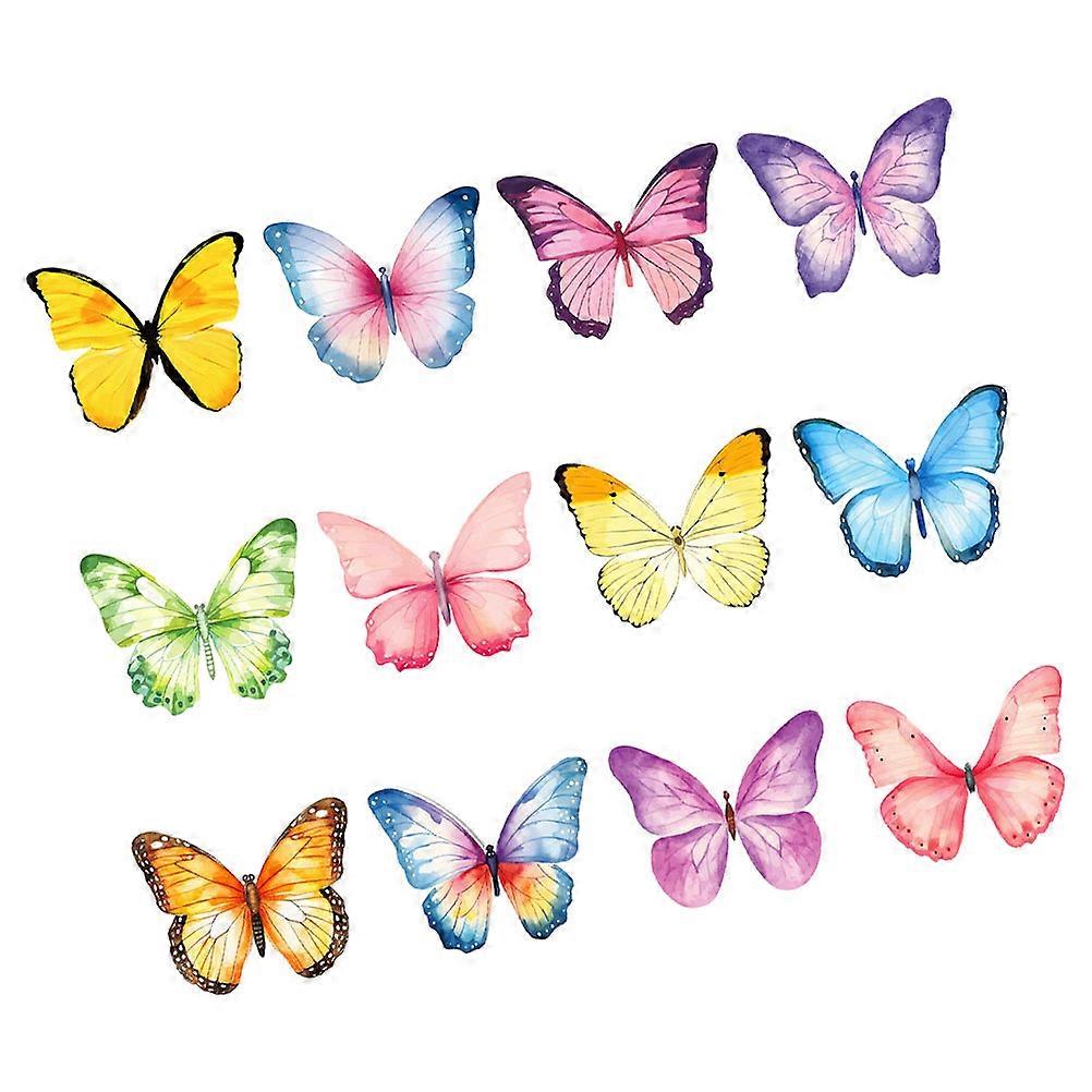 Creative Butterfly Memo Pads Adhesive Note Stickers Designed For Home Use Featuring Simple Design Perfect For To-do Lists In 20 Sheets Per Notepad