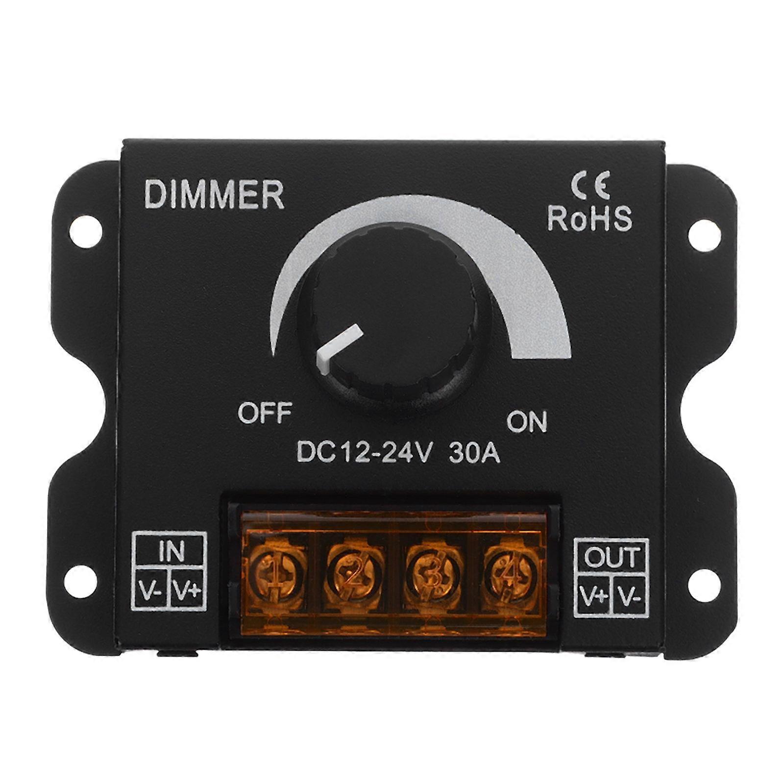 Dimmers for LED Lights 2Pcs LED Strip for Single Color Adjustable Brightness