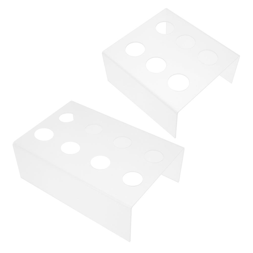 Acrylic Ice Cream Cone Holder Stand Clear Ice Cream Stand for 2Pcs