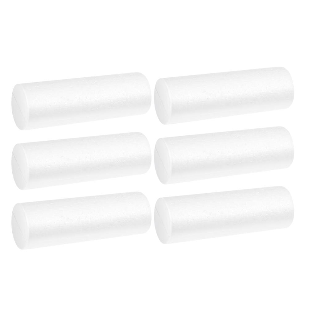 Foam Cylinders For Flower Arrangements 18 Pcs White Craft Tubes For Home Craft DIY Projects Compact Size