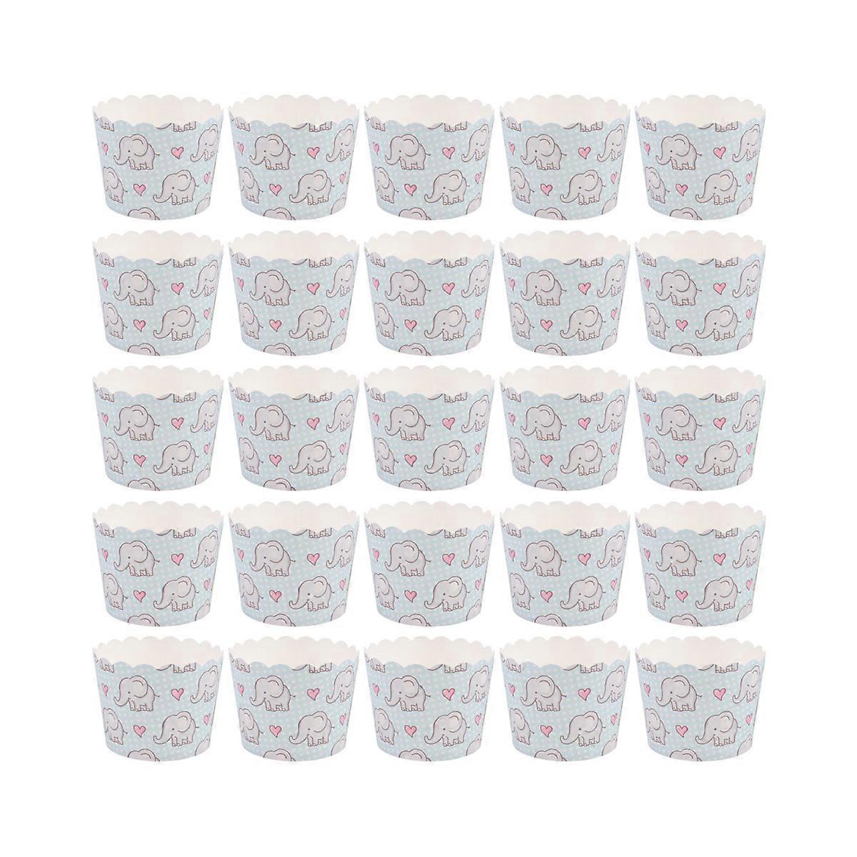 Cake Cup Cupcake Wrapper for Baking 100Pcs Colorful Paper Muffin Cups