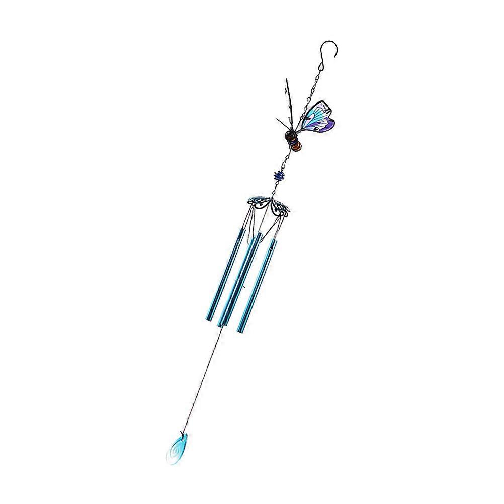 Iron Wind Chime Craft For Garden Decor Wind Bell 70x10cm With Weather-resistant Coating 1Set