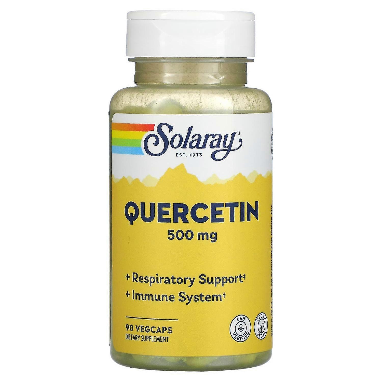 Solaray, Quercetin, 500 mg, 90 VegCaps