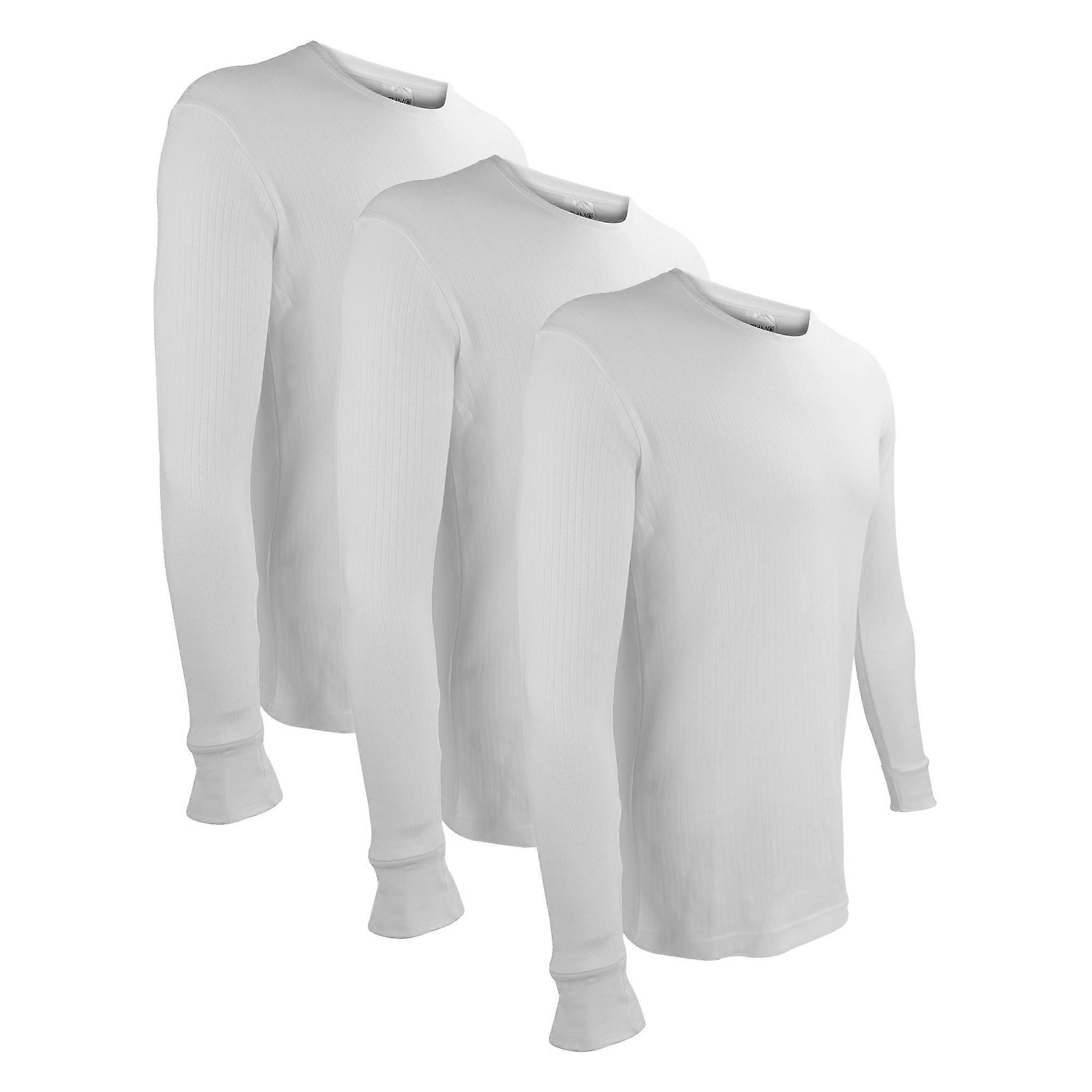 THMO - 3 Pack Mens Thermal Base Layer Long Sleeve Top