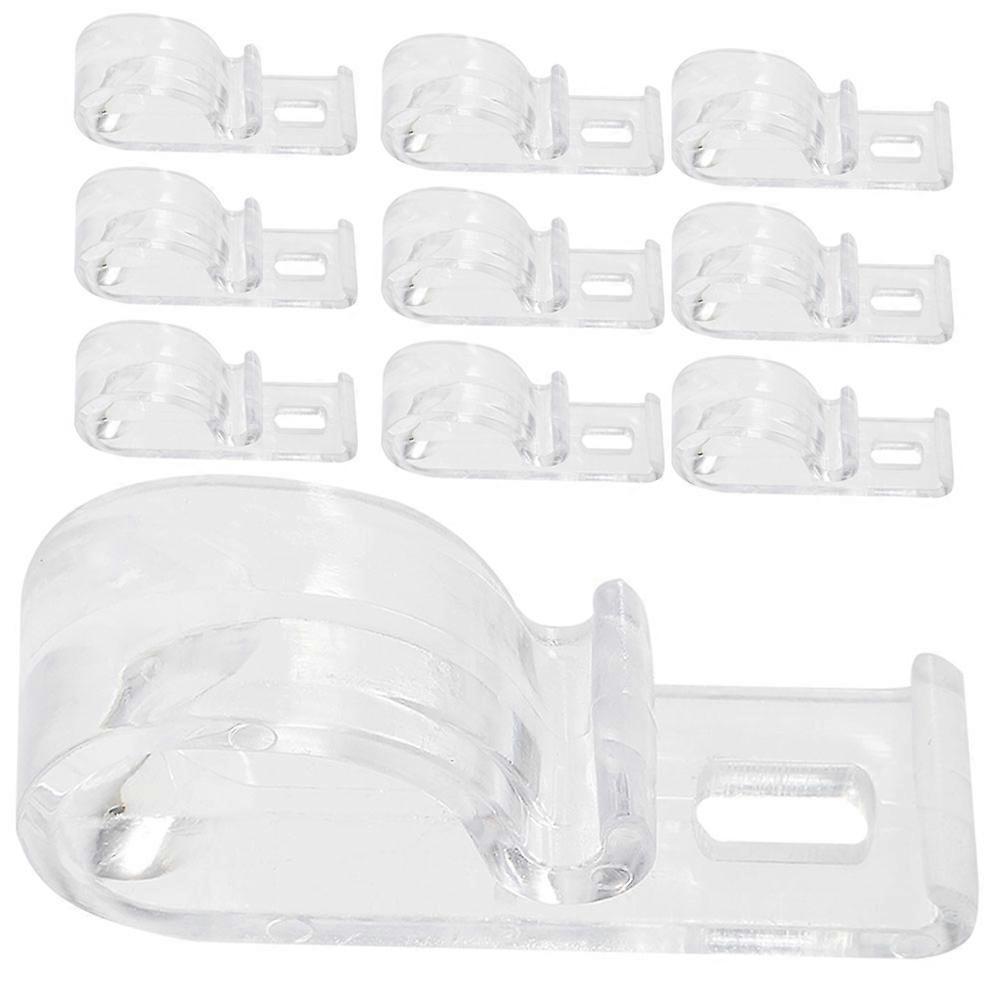 Transparent Roller Blind Safety Chain Retainer Cord Guide Fixation Hook 40Pcs