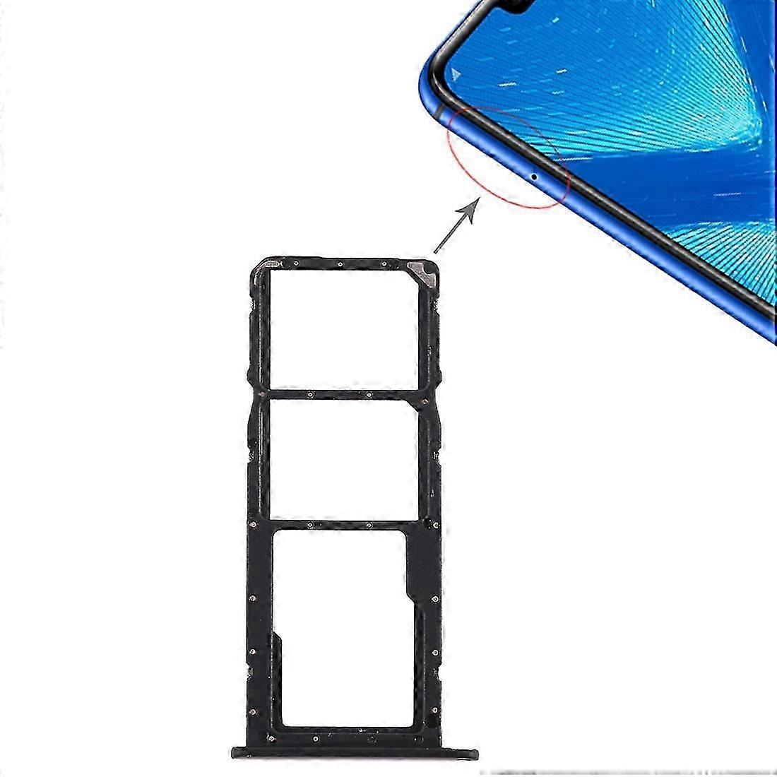 SIMカードトレイ+ Huawei Honor 8X用マイクロSDカードトレイ