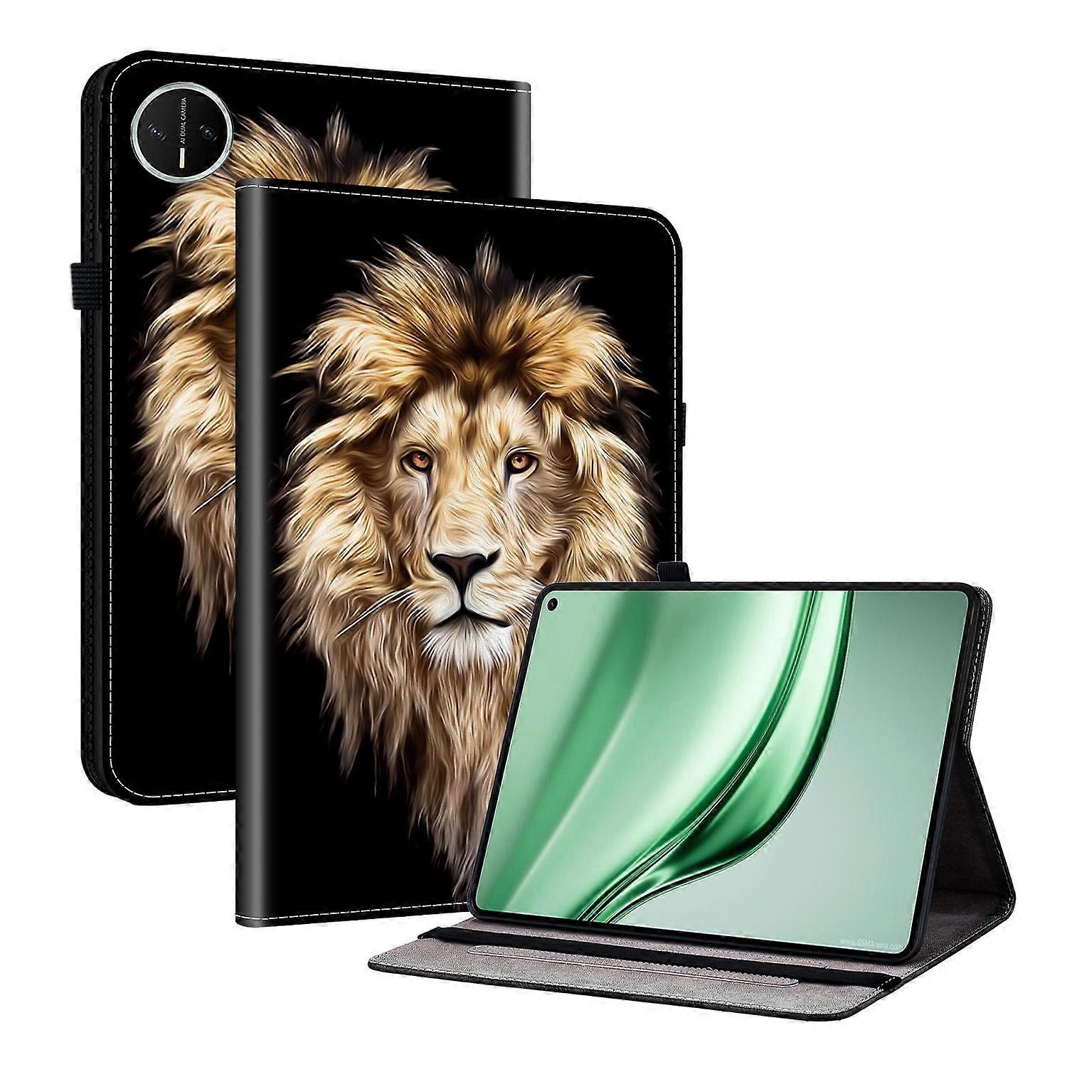 Étui en cuir à motif cristal coloré pour tablette Huawei MatePad Mini 2025