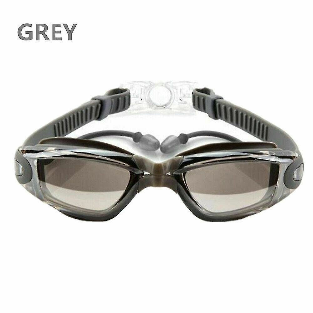 Adjustable Anti Fog Swimming Goggles Glasses Earbuds Clip