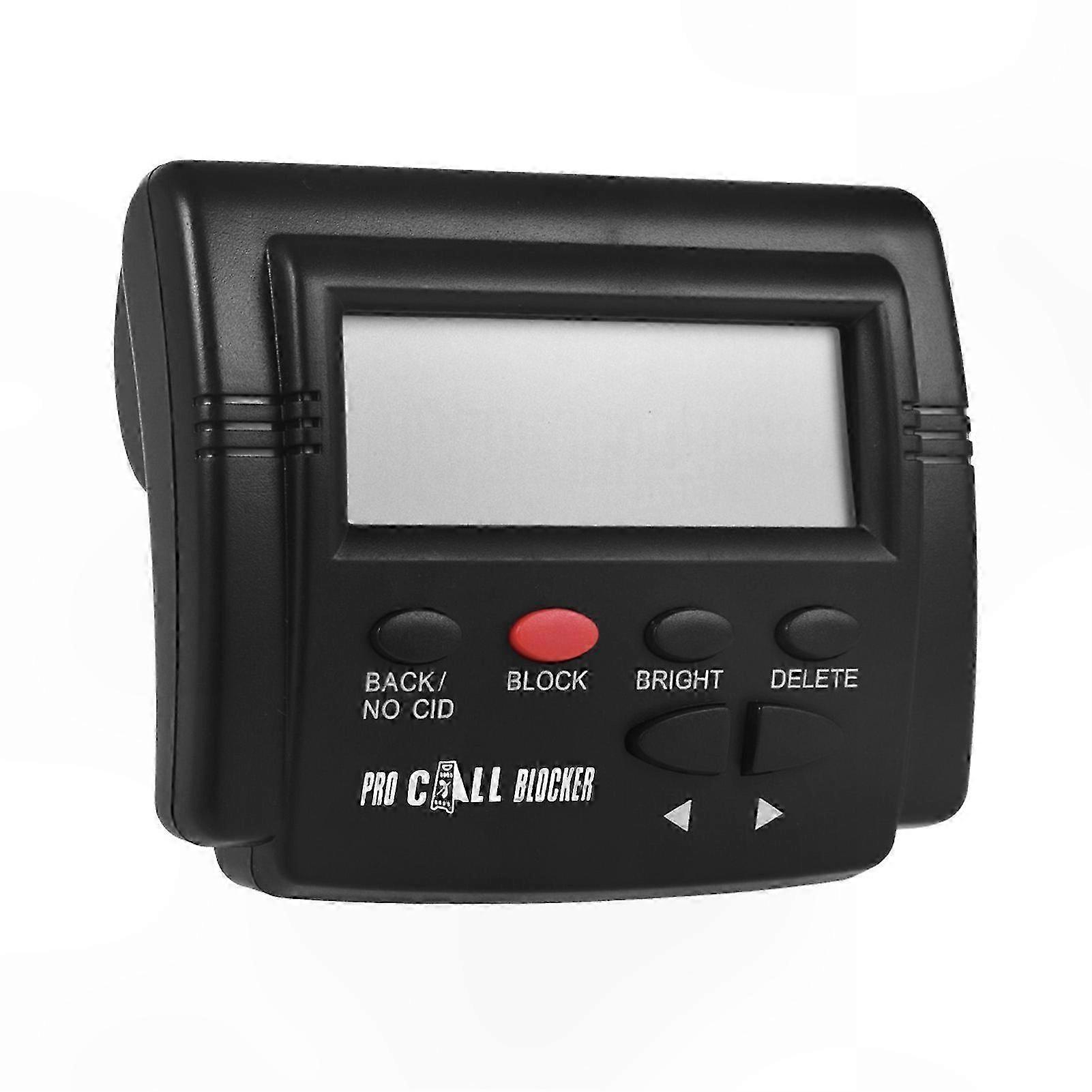 Caller ID Device with LCD Display for Landline Phones, 1500 Number Storage, Blocks Unwanted Calls Efficiently