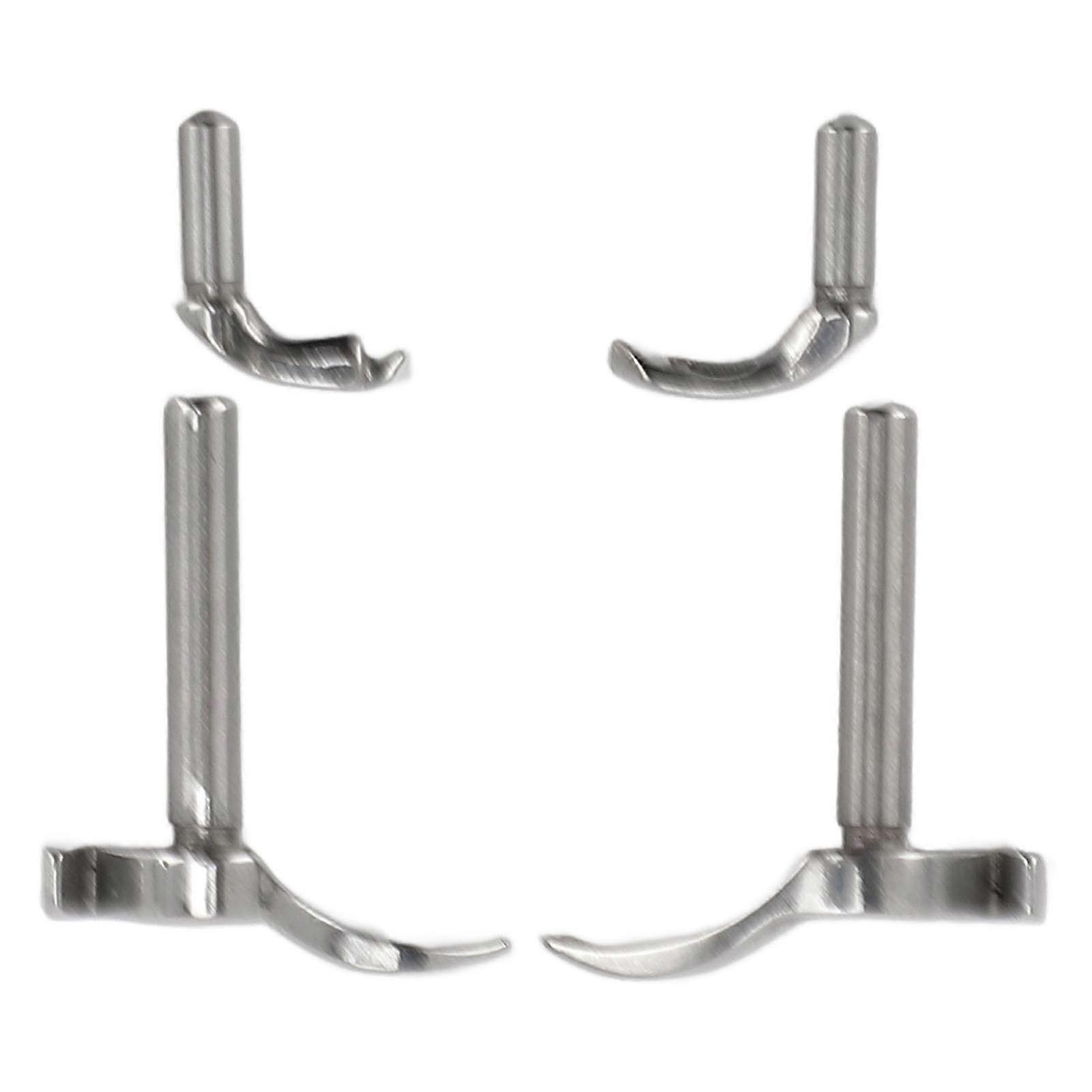 4 件平缝机弯针合金 9820 扣眼缝纫机弯针套装适用于 9820 980 981 982