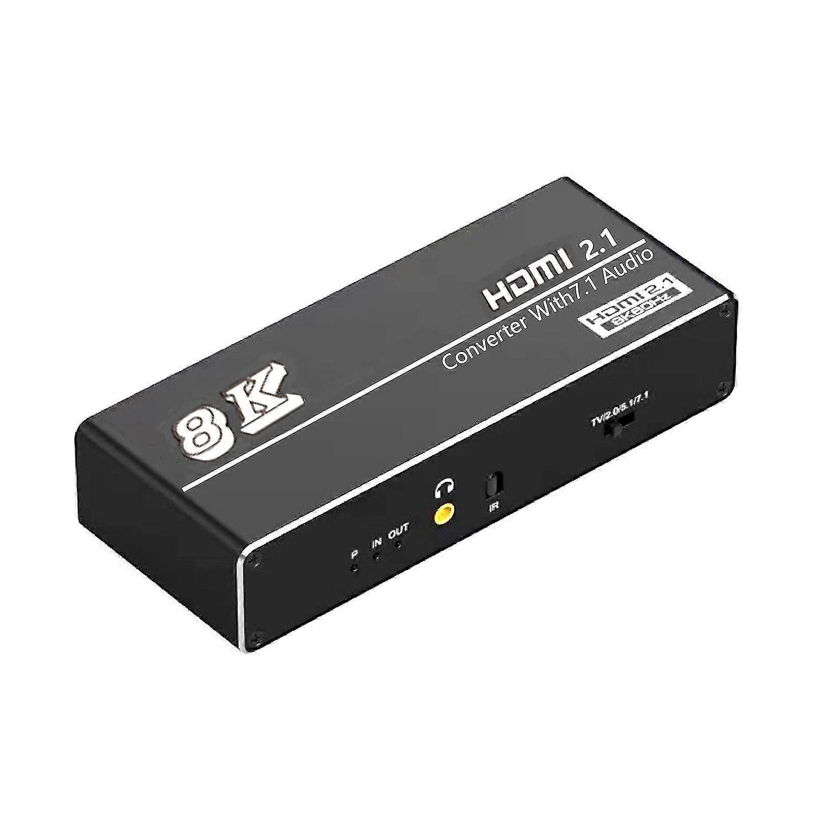 4k 120hz Audio Extractor Splitter Hdr 2.1 To Toslink Spdif Converter T