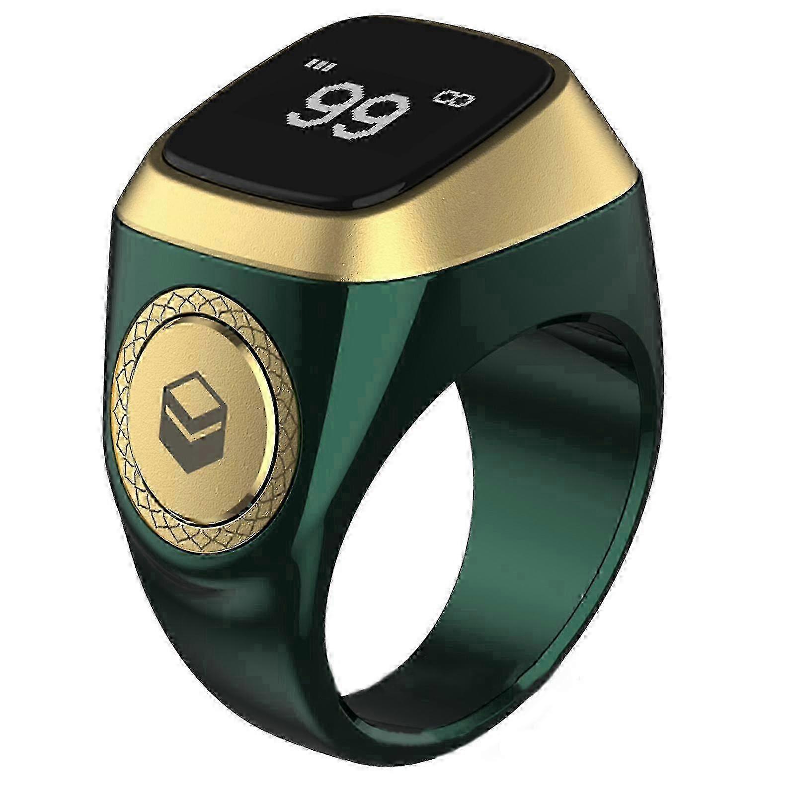 Iqibla Zikr 1 Lite Smart Wearable Ring with Digital Tasbeeh for Prayer Reminders and Religious Accessory