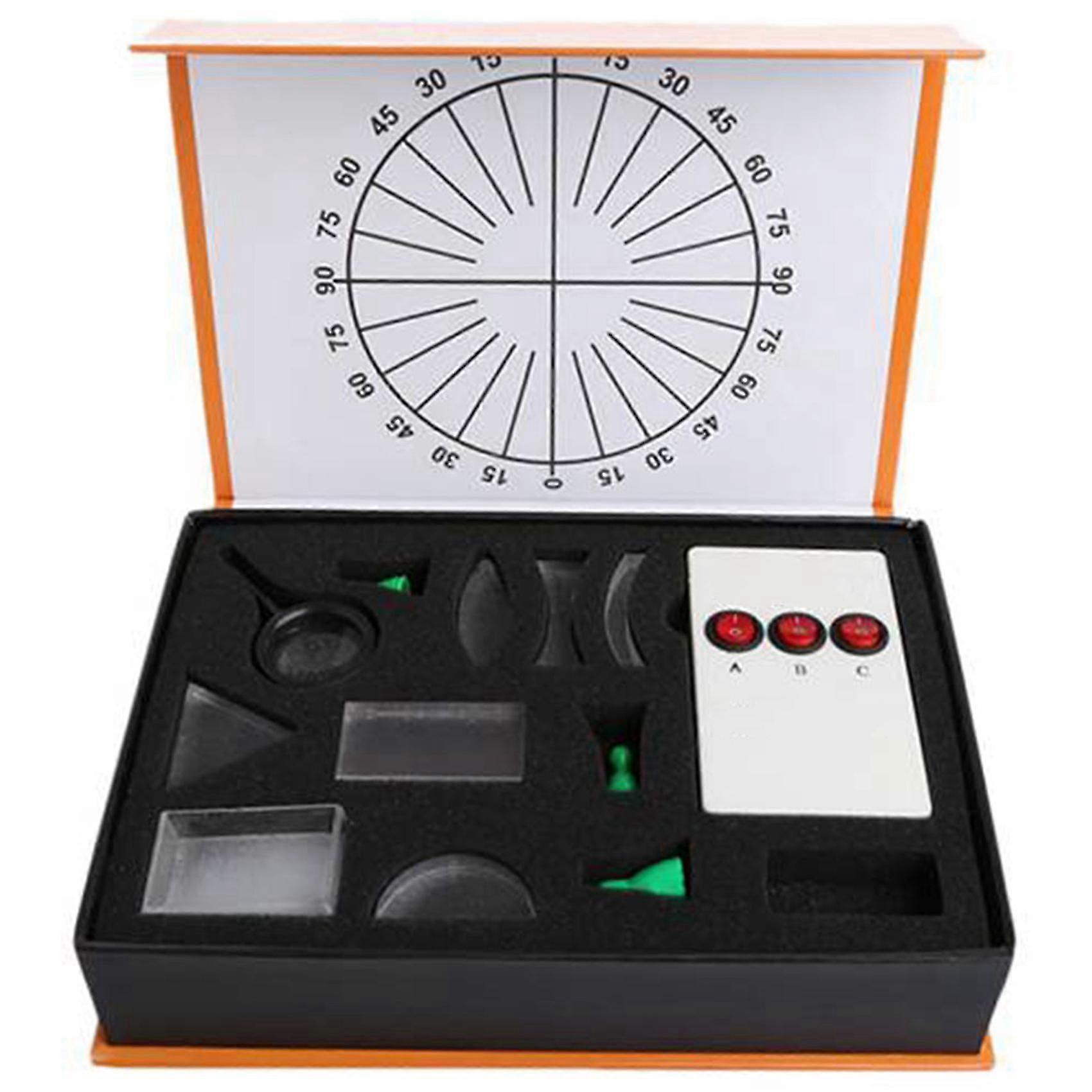 Physical Optics Experiment Set Triangular Prism Laser-lamp Convex-concave Lens Group Scientific Equ-yu
