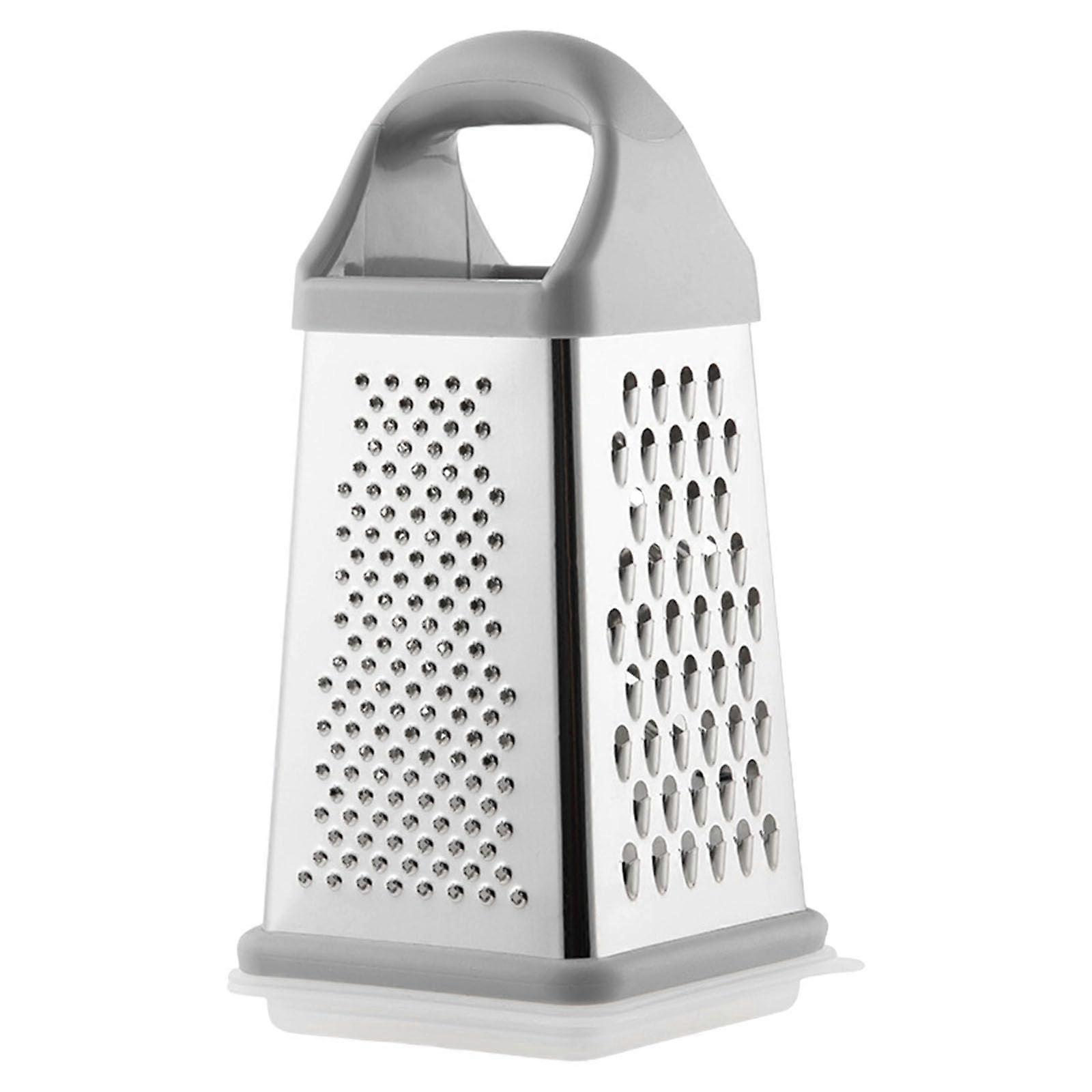 4 Sided Cheese Grater Vegetable Slicer with Ergonomic Handle, Multifunctional Kitchen Tool