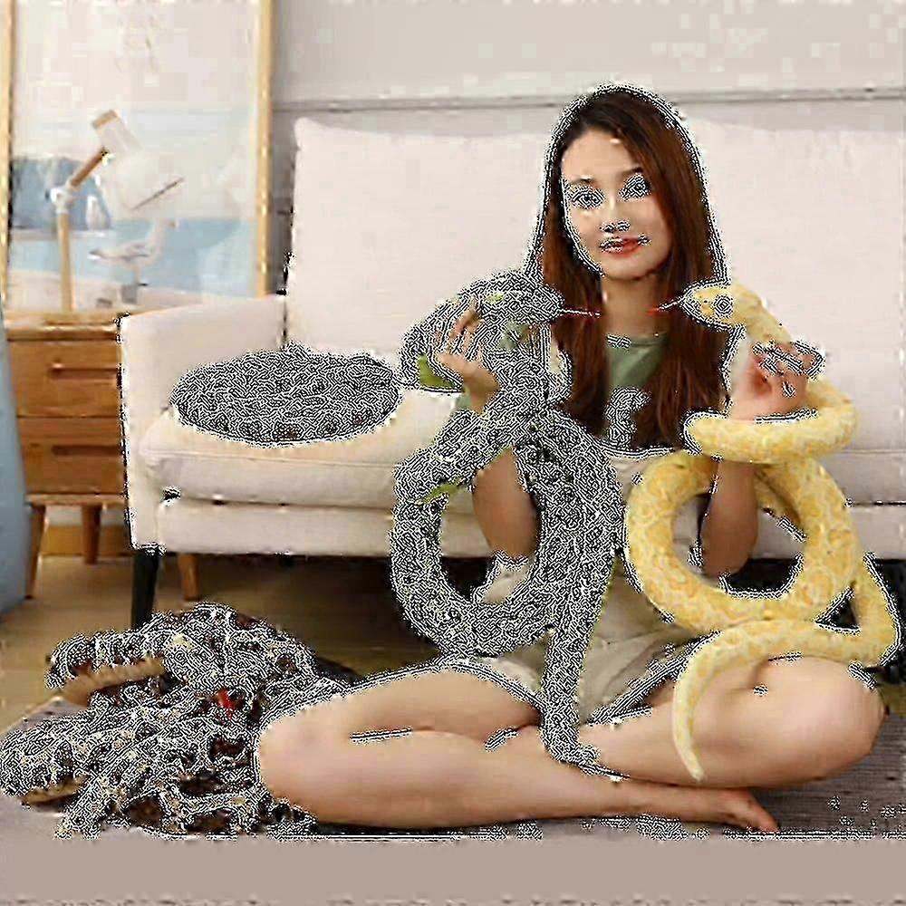 200cm/300cm Giant Snakes Plush Toy Simulation Long Golden python Stuffed Snake Plushie Children Boys Gift Home Decoration-Yvan