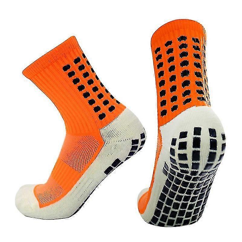 アンチスリップサッカーソックスコットンフットボールメンズグリップソックス