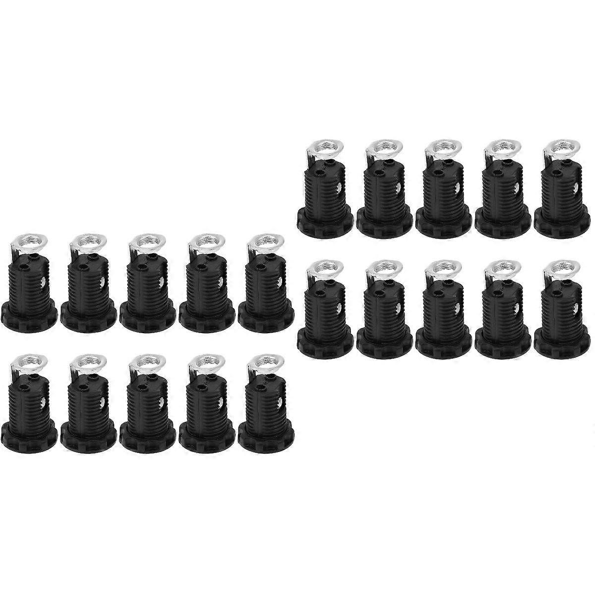20 pcs  E12 Plug-in Screw Light Socket Light Bulbs Holder Pendant Lamp Holder