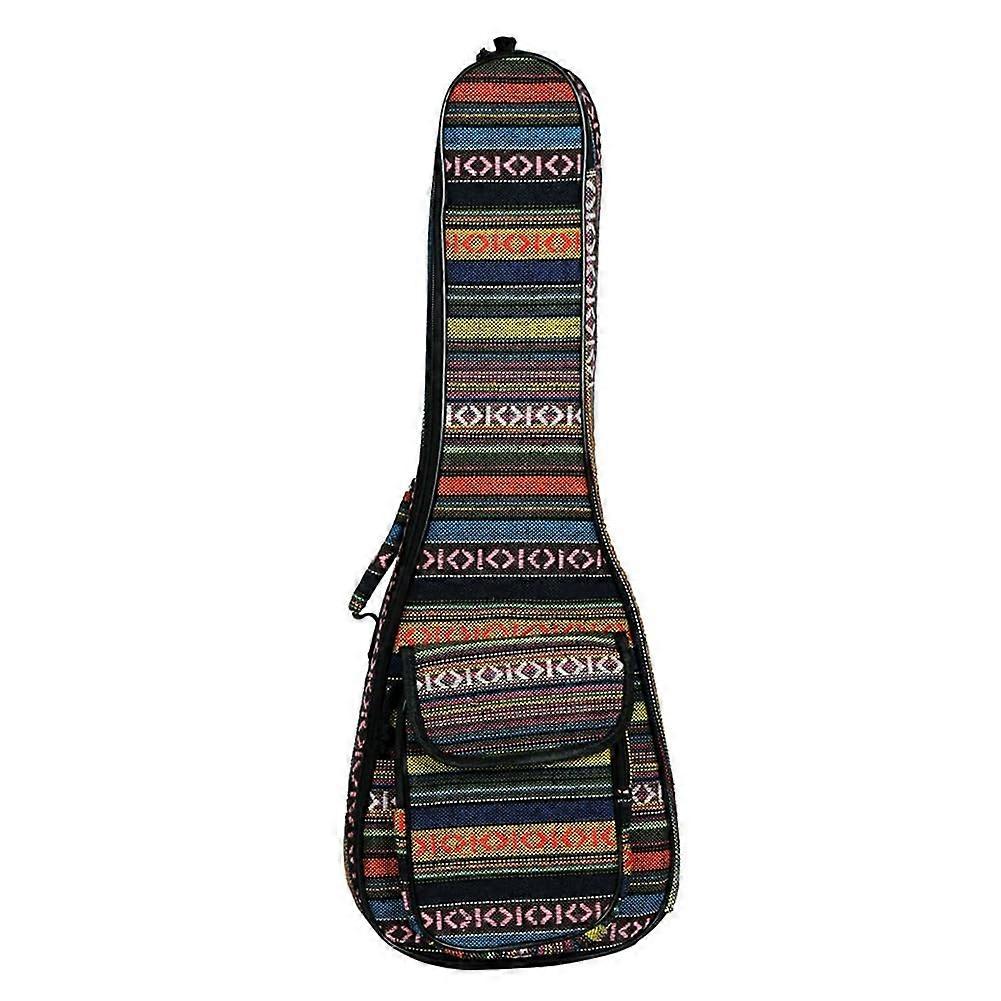 Ukulele Bag 23 Inch Soft Thick Cotton Padded Concert Case With Adjustable Straps