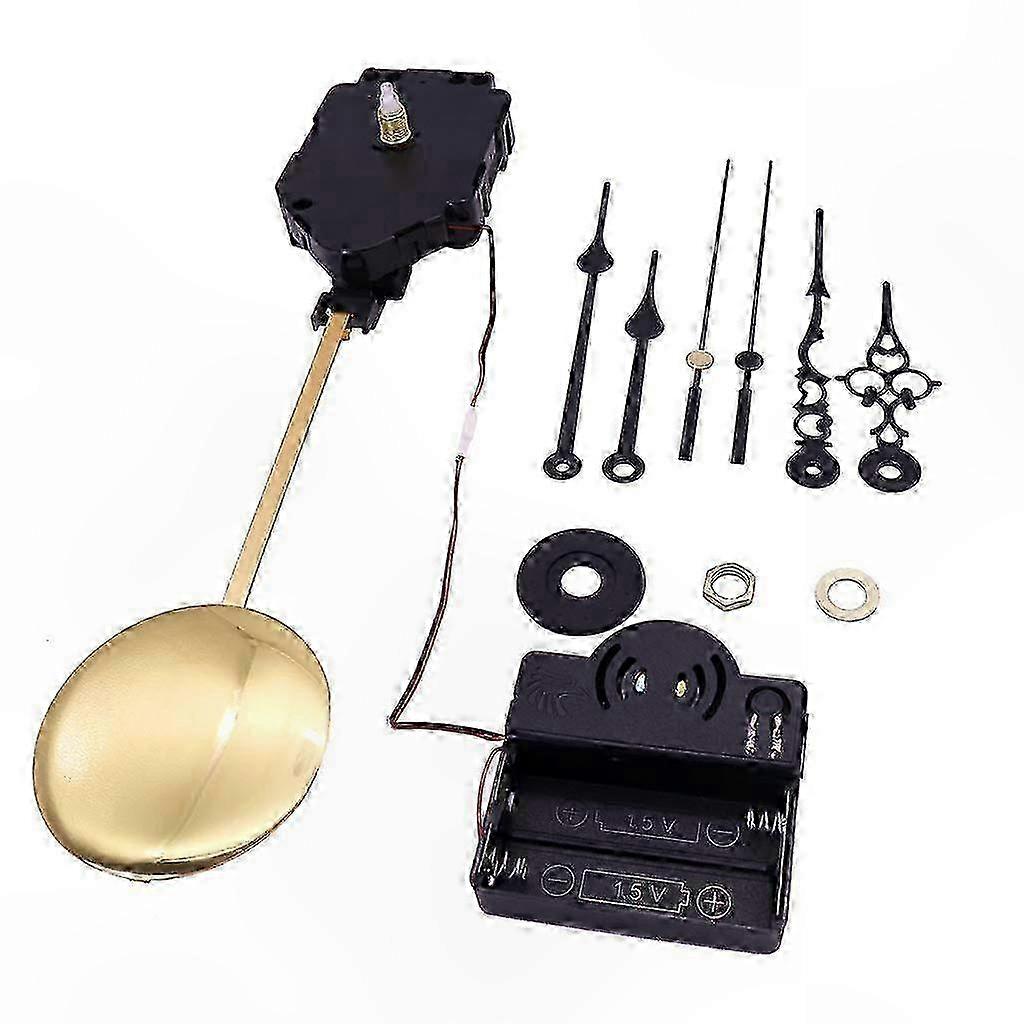 Quartz Clock Movement Kit with Pendulum and 2 Pairs of Hands for Music Box Replacement SZRH