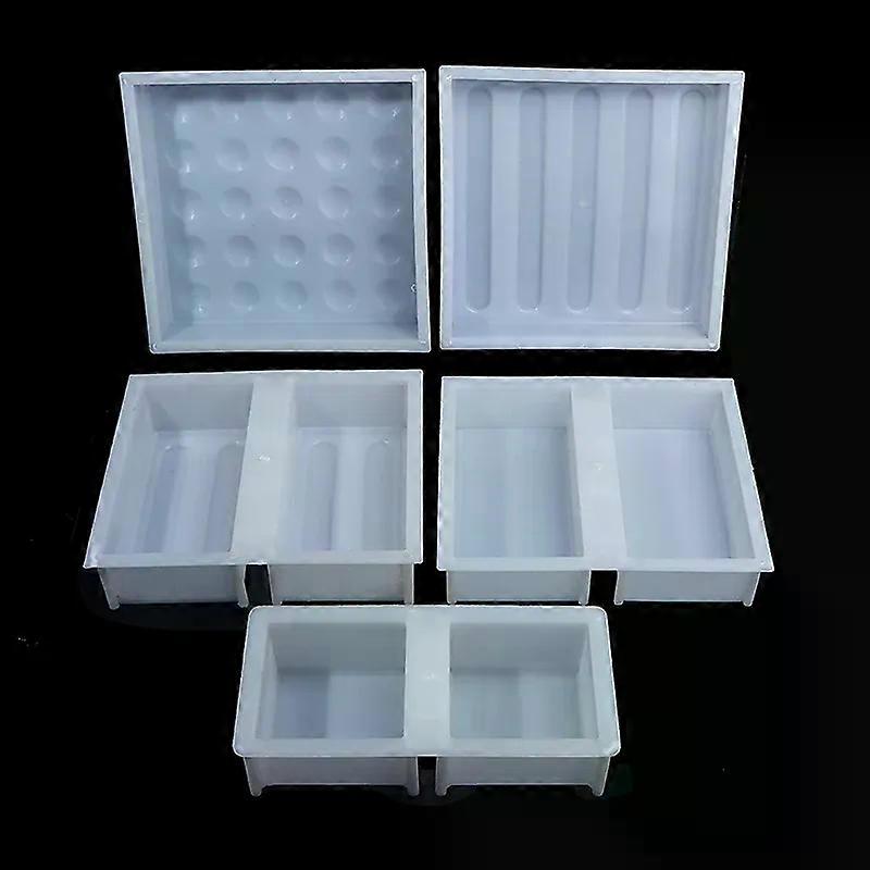 DIY Paving Brick Mould Shaped Walk Maker Reusable Concrete Path Maker Mold SteppingFor Lawn Patio Yard Garden