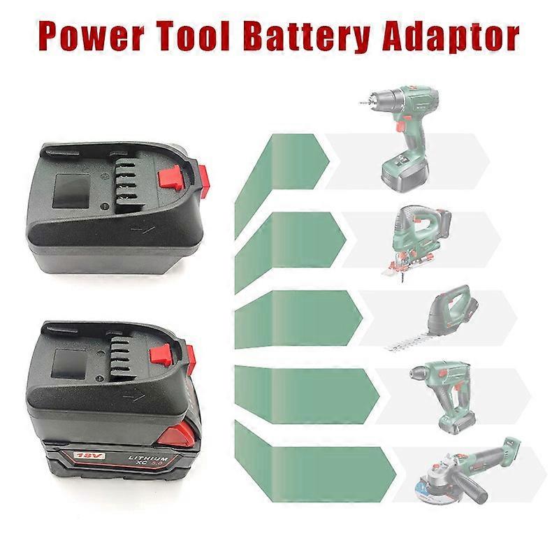 Adapter for Milwaukee 18V Li-ion Battery Convert to For Bosch PBA C 18V Tools