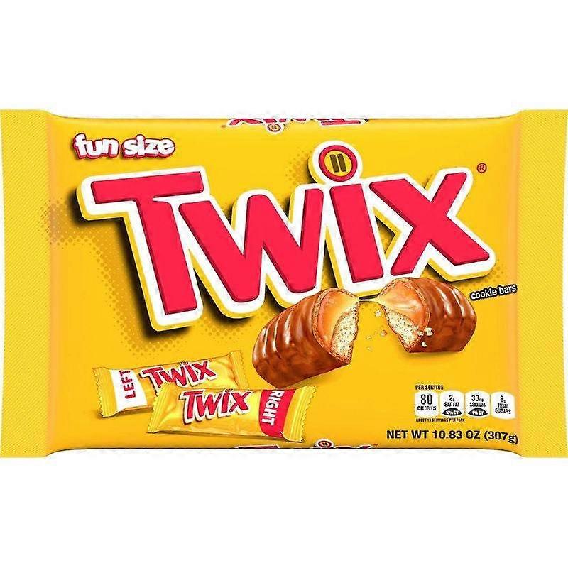 Twix Caramel Chocolate Cookie Bar Candy Bag, Fun Size, 10.83 Oz