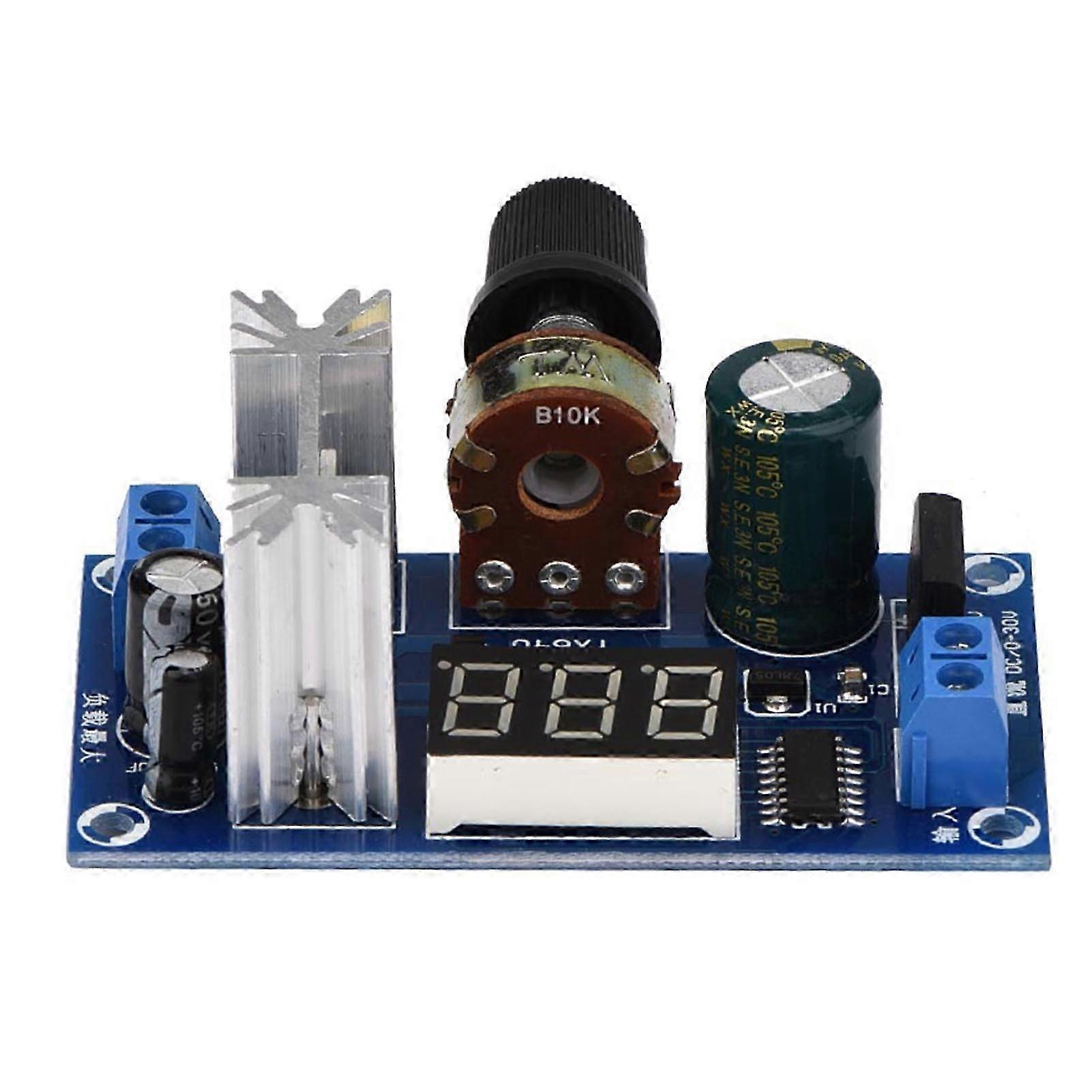 LM317 Adjustable Voltage Regulator Power Supply Board Digital Voltage Display