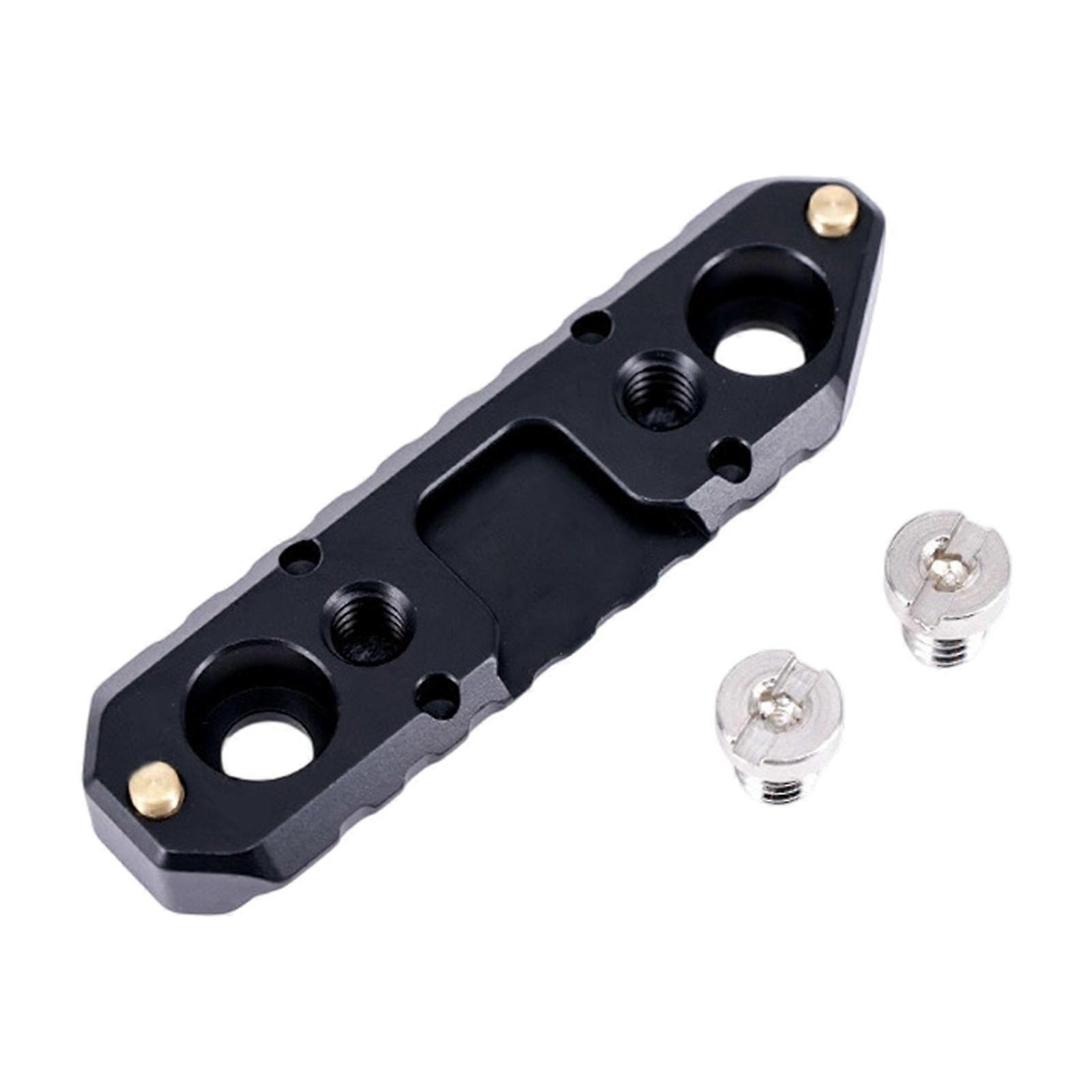 Quick Install FX3 FX30 Cold Shoe Mounting Bracket 1/4 Rail Aluminum Multi Accessory Camera Adapter Multicolor