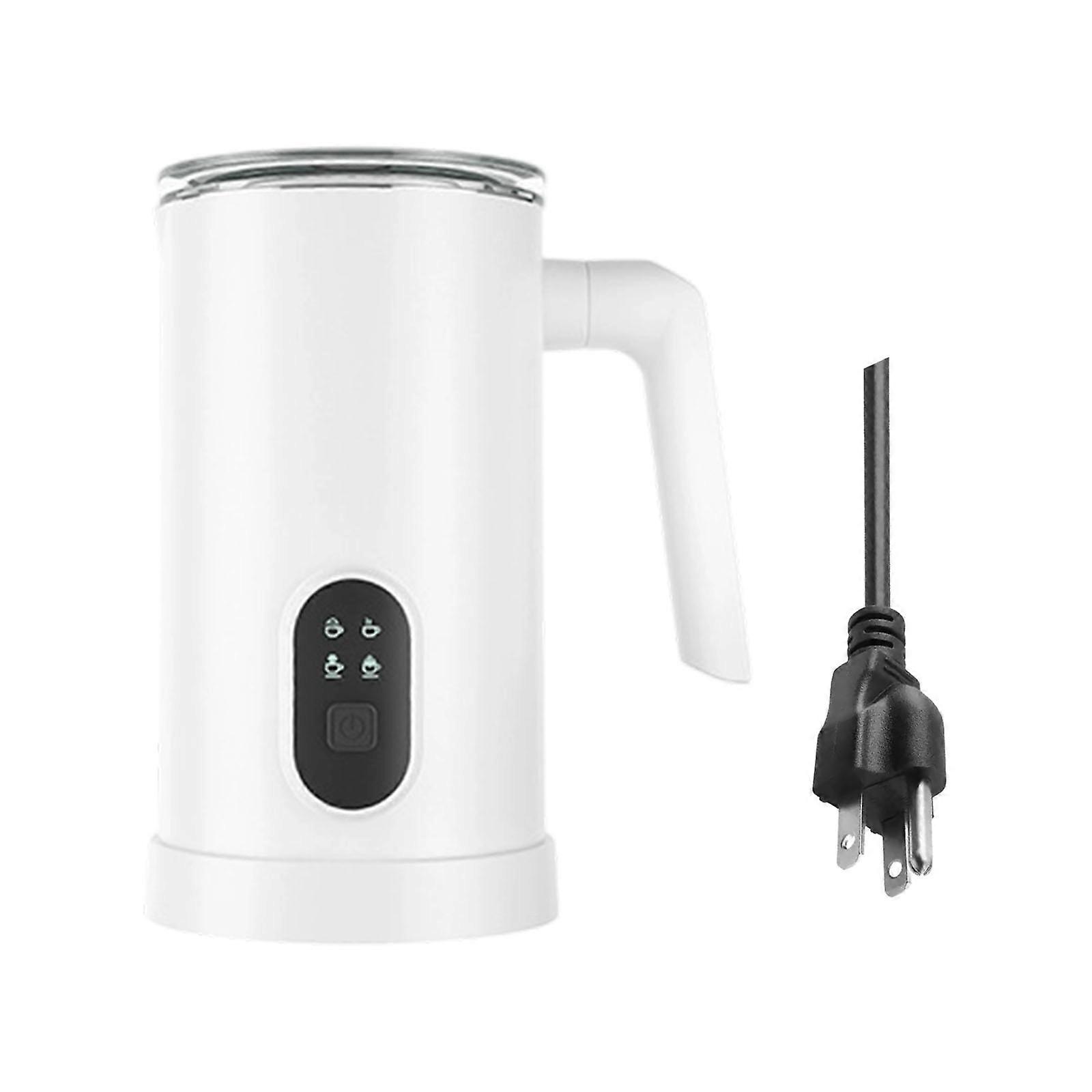 110V 4 In 1 Multifunction Milk Steamer 110V Fast Heating 350ML Capacity Easy Cleaning Mixer For Home Office Use  White